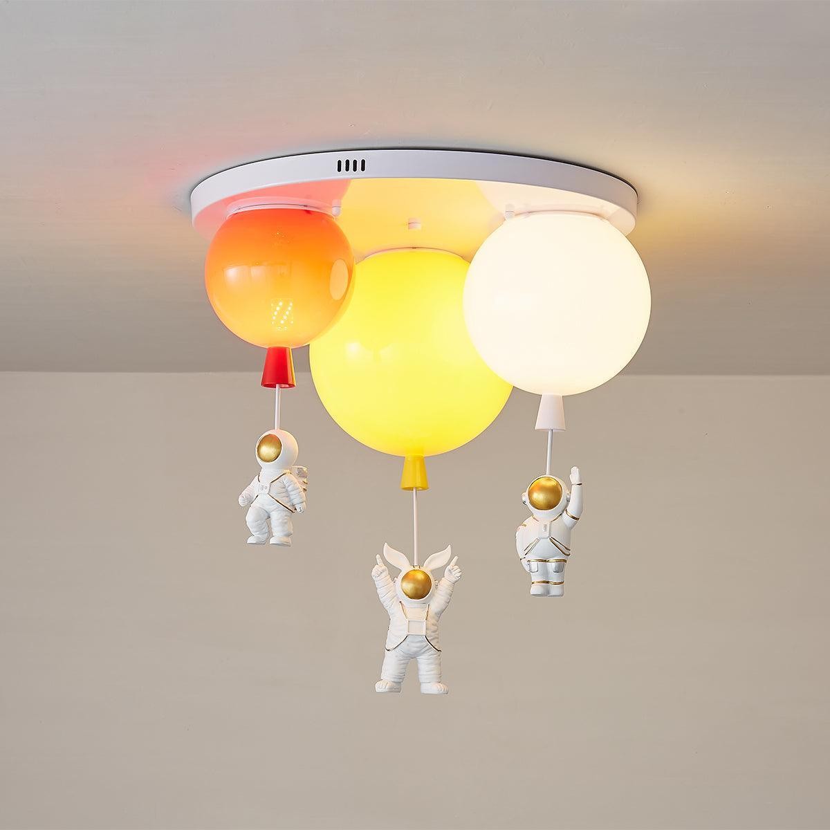 Astronaut Glossy Balloon Ceiling Lamp M390