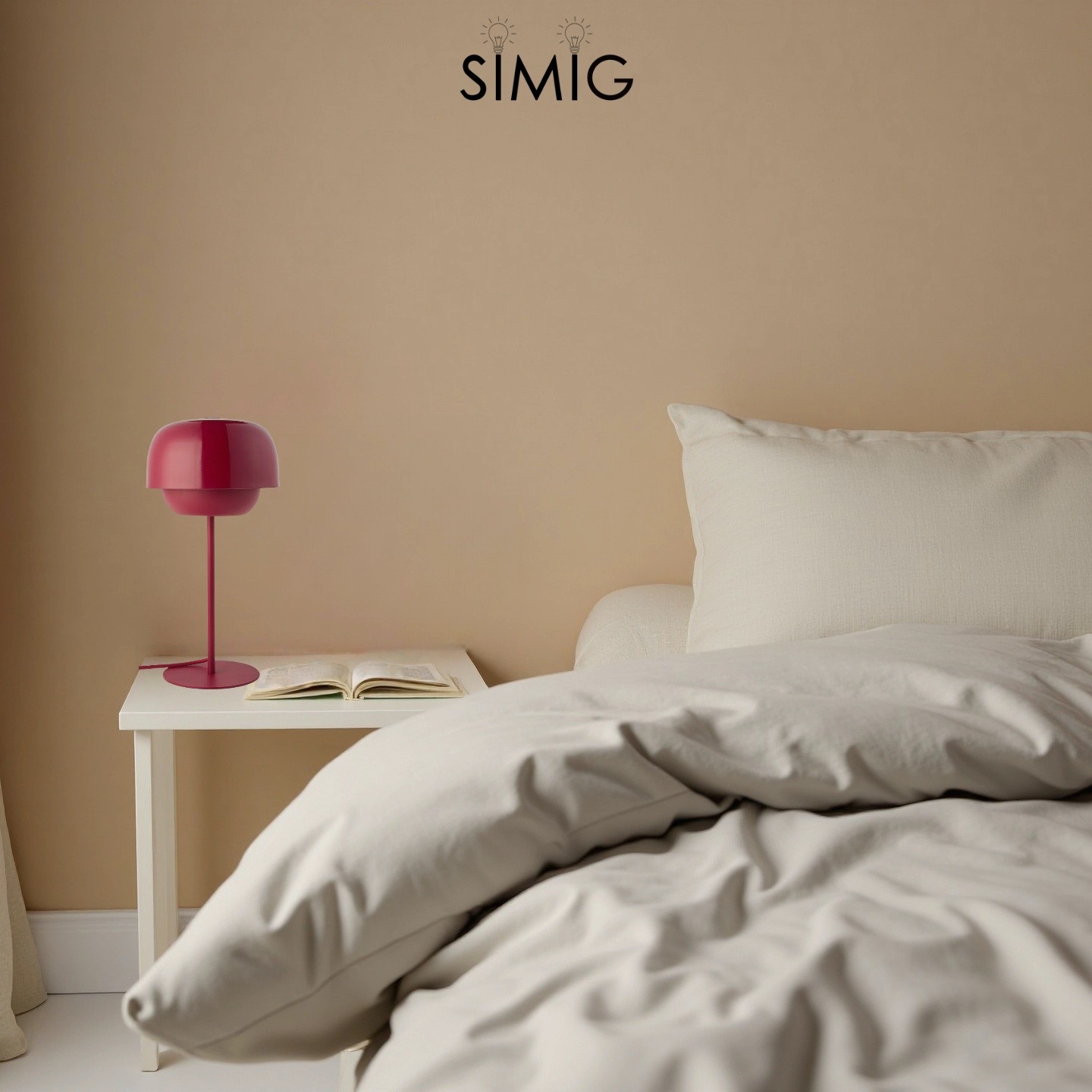 Clinco Minimalist Metal Dome Lamp ‑ Ambient Glow for Side Table S246