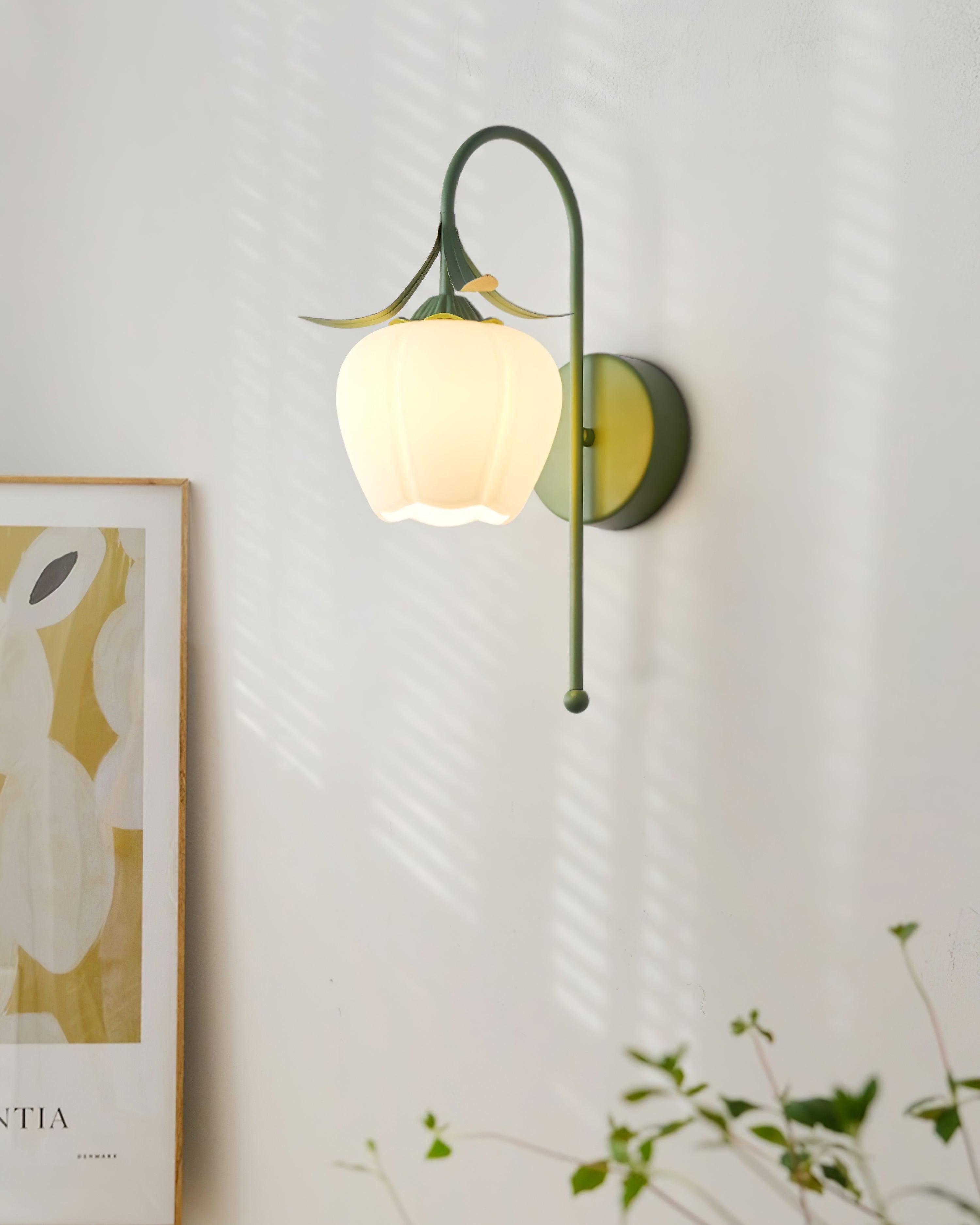 French Cream Style Flower Wall Lamp M47