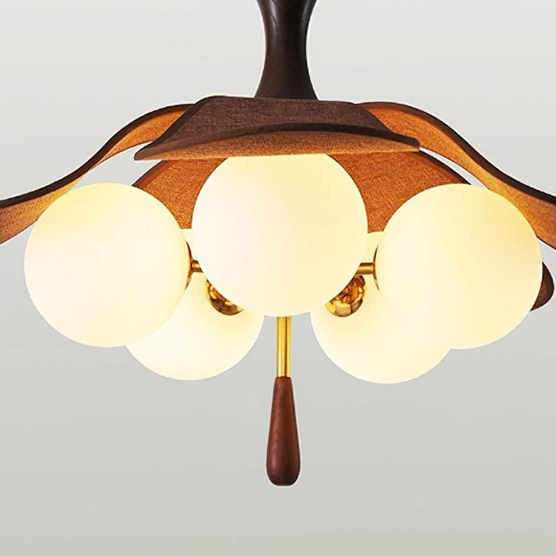 Orrise Series Sculptural Globe Cluster Pendant Lamp - Metal and Glass Pendant Light T518