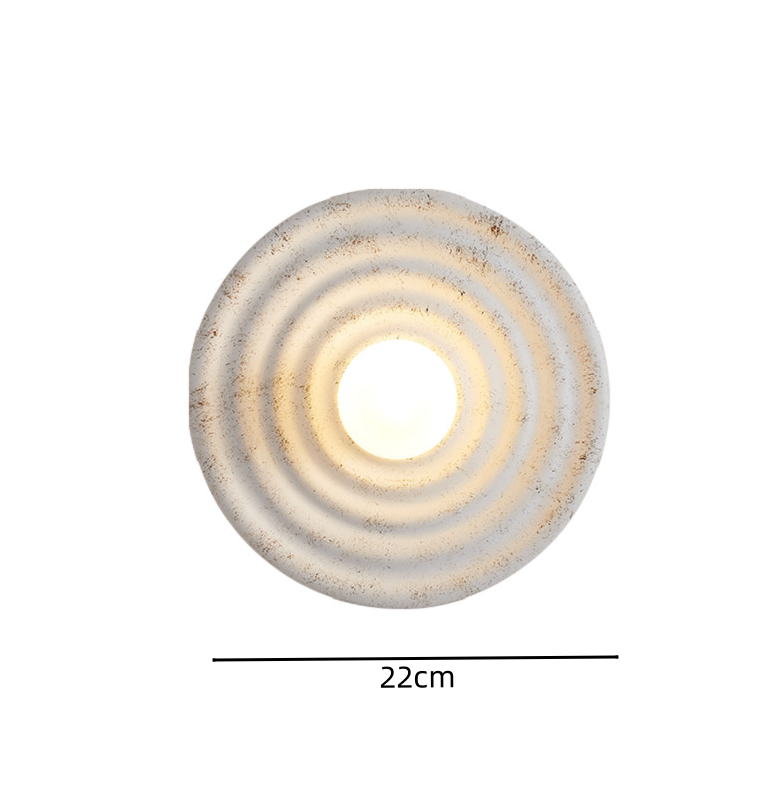 Japanese Wabi-sabi Round Indoor Wall Lamp M04