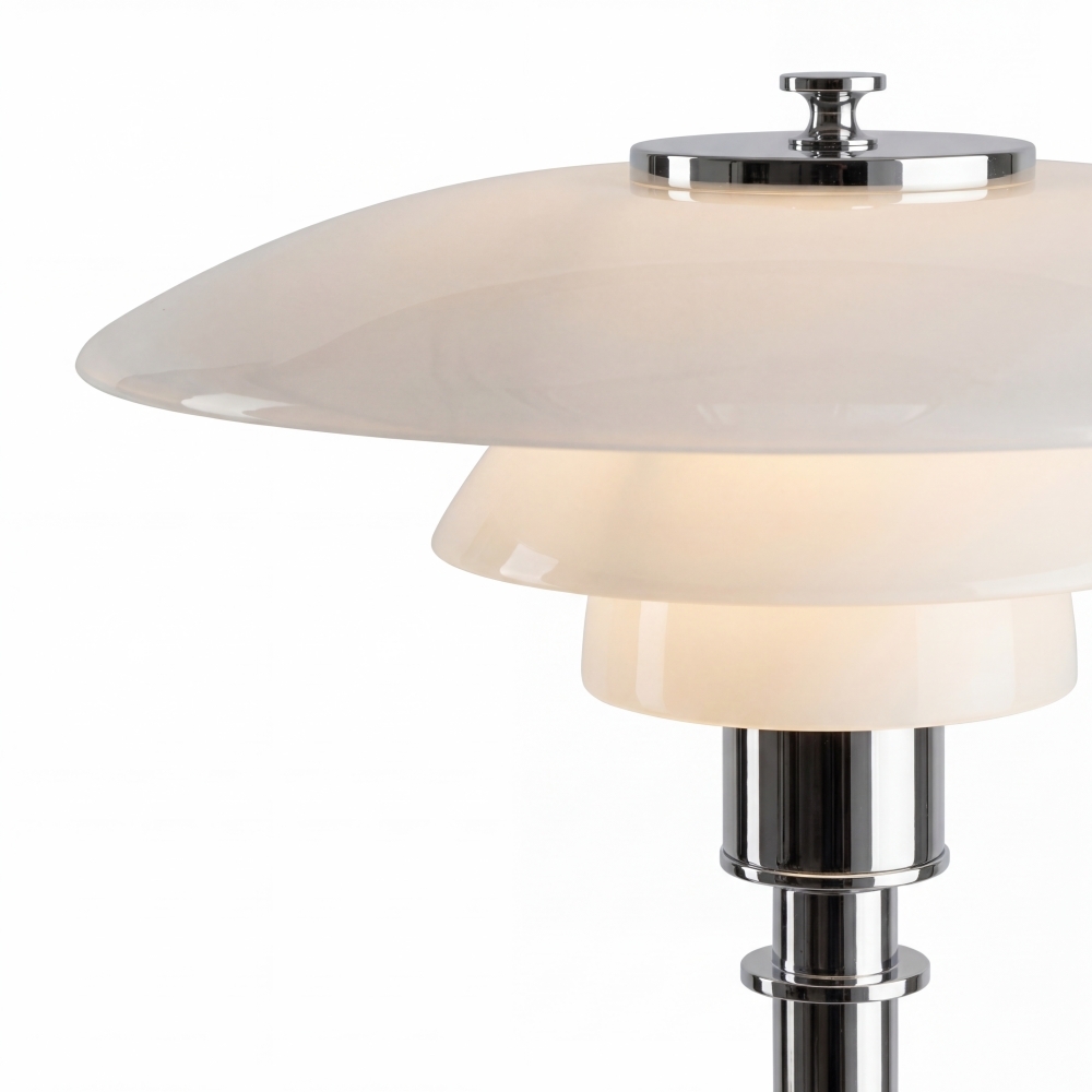 Layora Multilayer Glass Table Lamp - Modern Lighting Fixture Metal Style for Living Room T1178