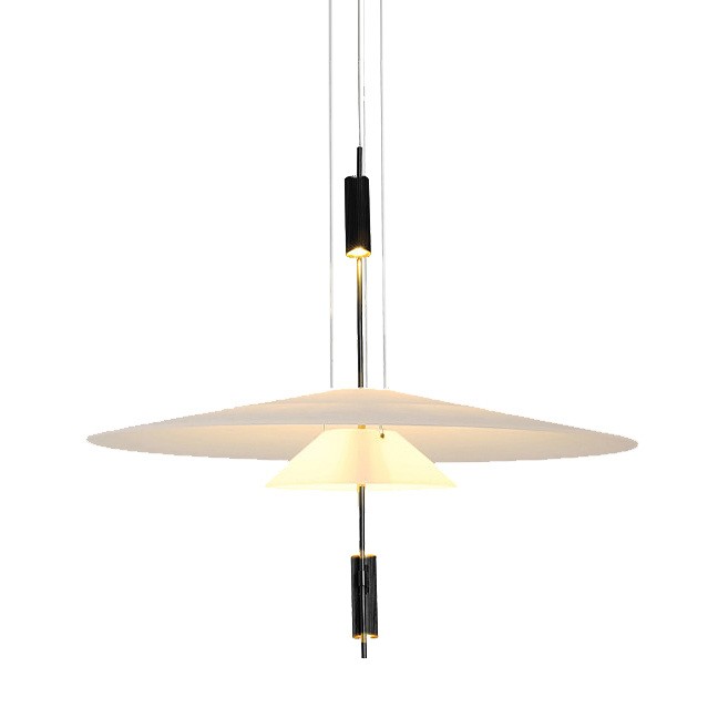 Plumeo Chandelier - Modern Layered LED Pendant for Living Room
