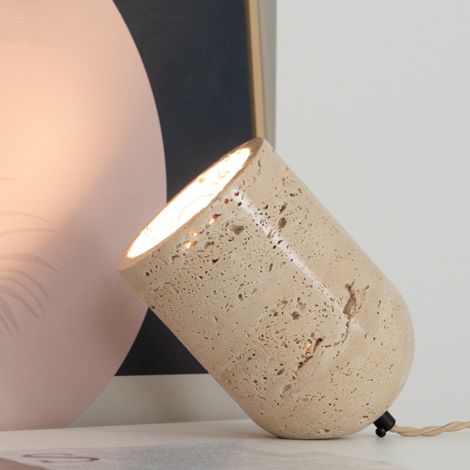 Amidori Travertine Table Lamp T2117