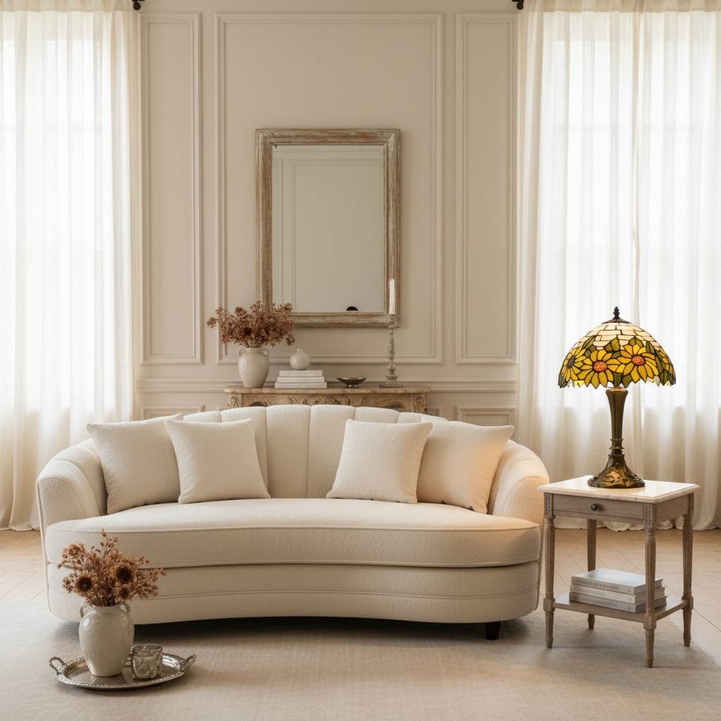 Handcrafted TF Sorenia Shade Lamp - Classic Tiffany Style Lighting for Home & Hospitality T890