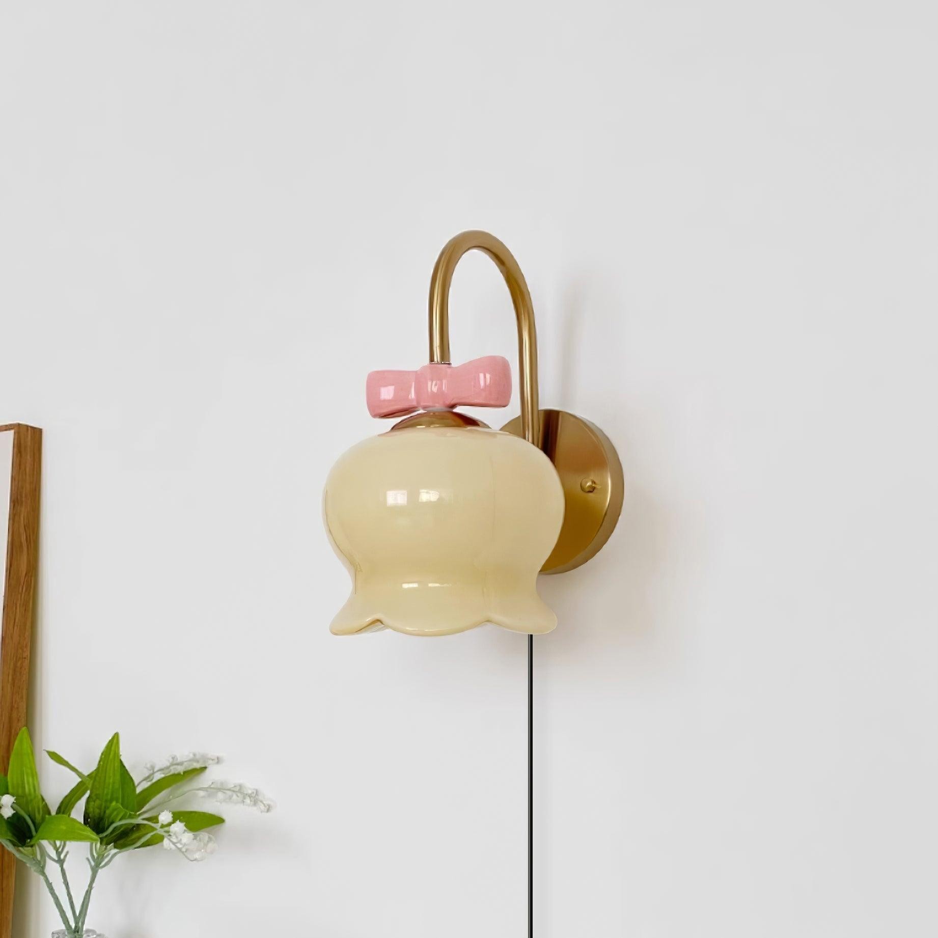Cute Flowers Plug In Wall Lamp P047