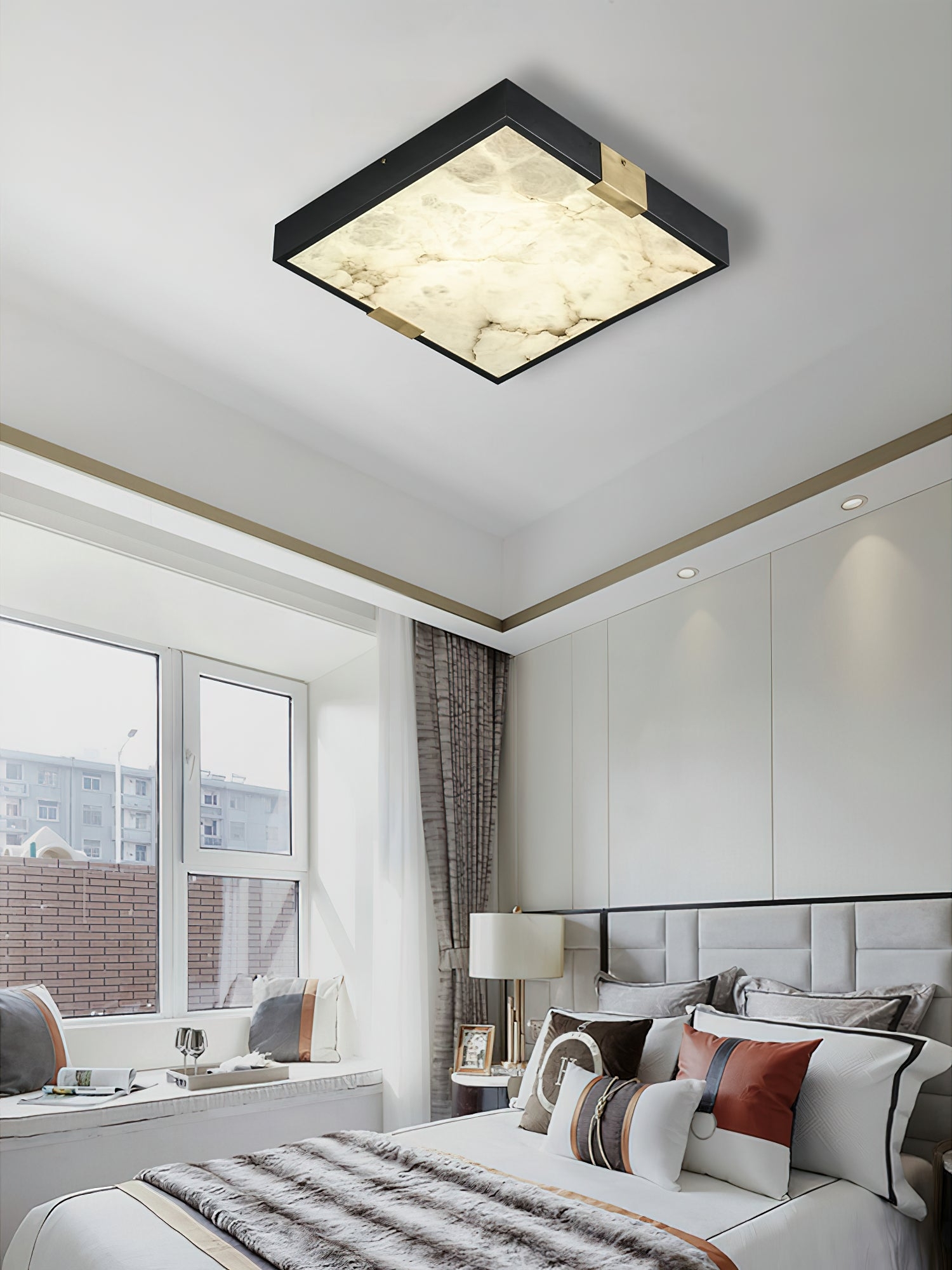 Lucien Alabaster Ceiling Light T1656