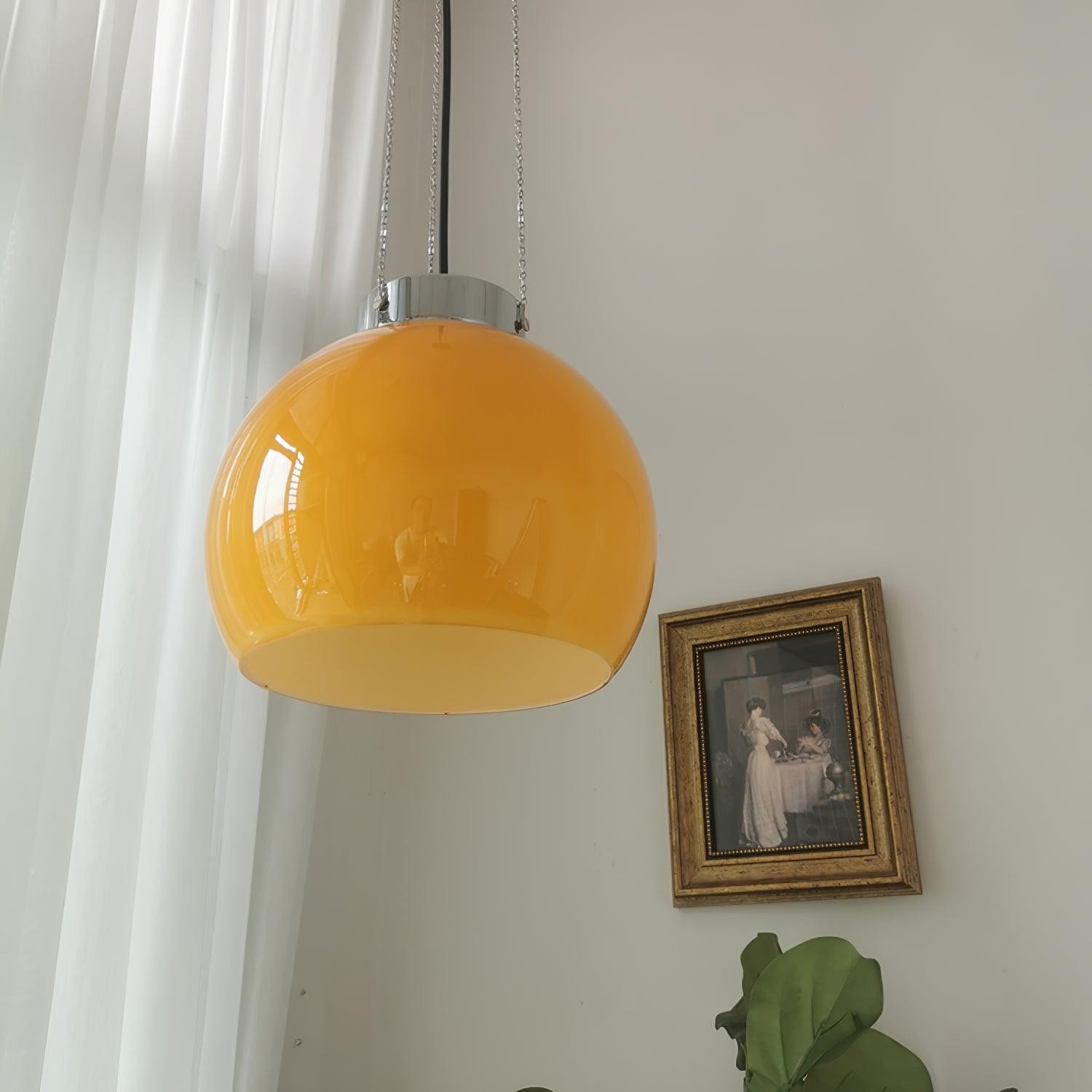 Vintage Bauhaus Creative Hemispherical Pendant Light M540