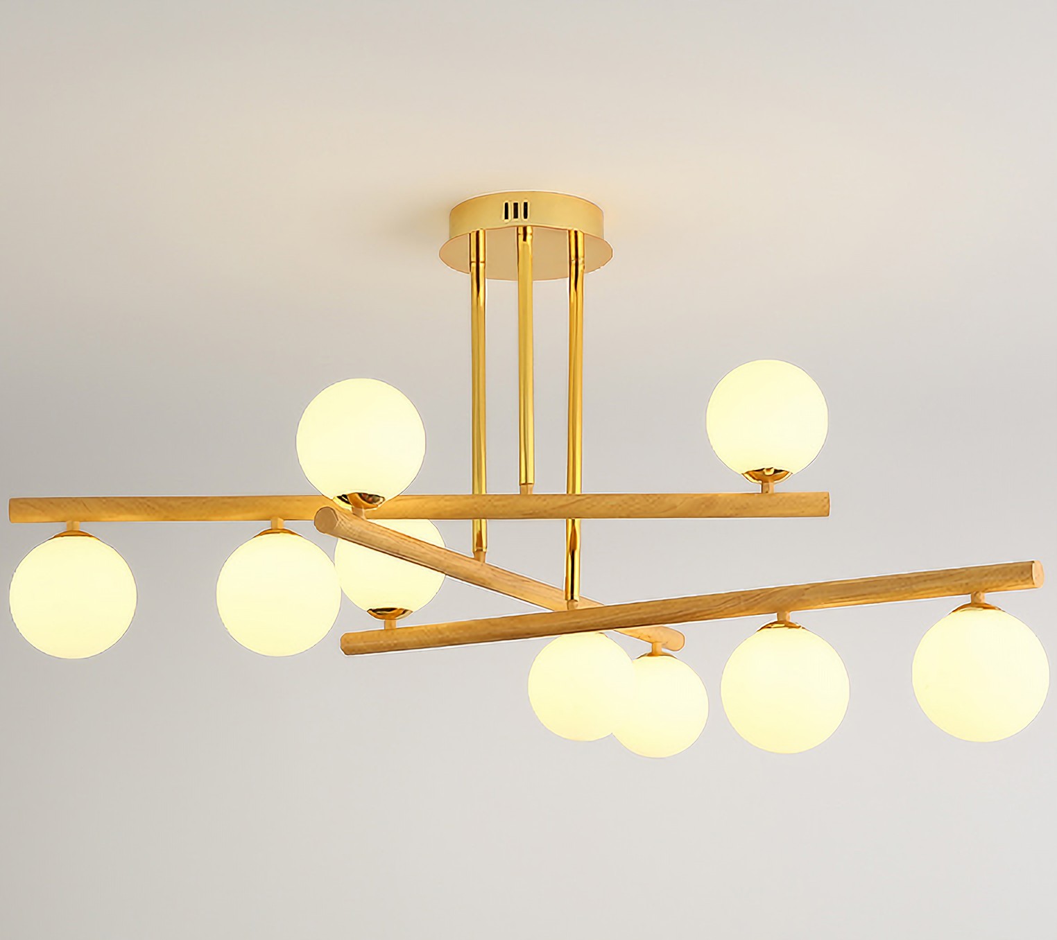 LINE Wooden Molecular Light