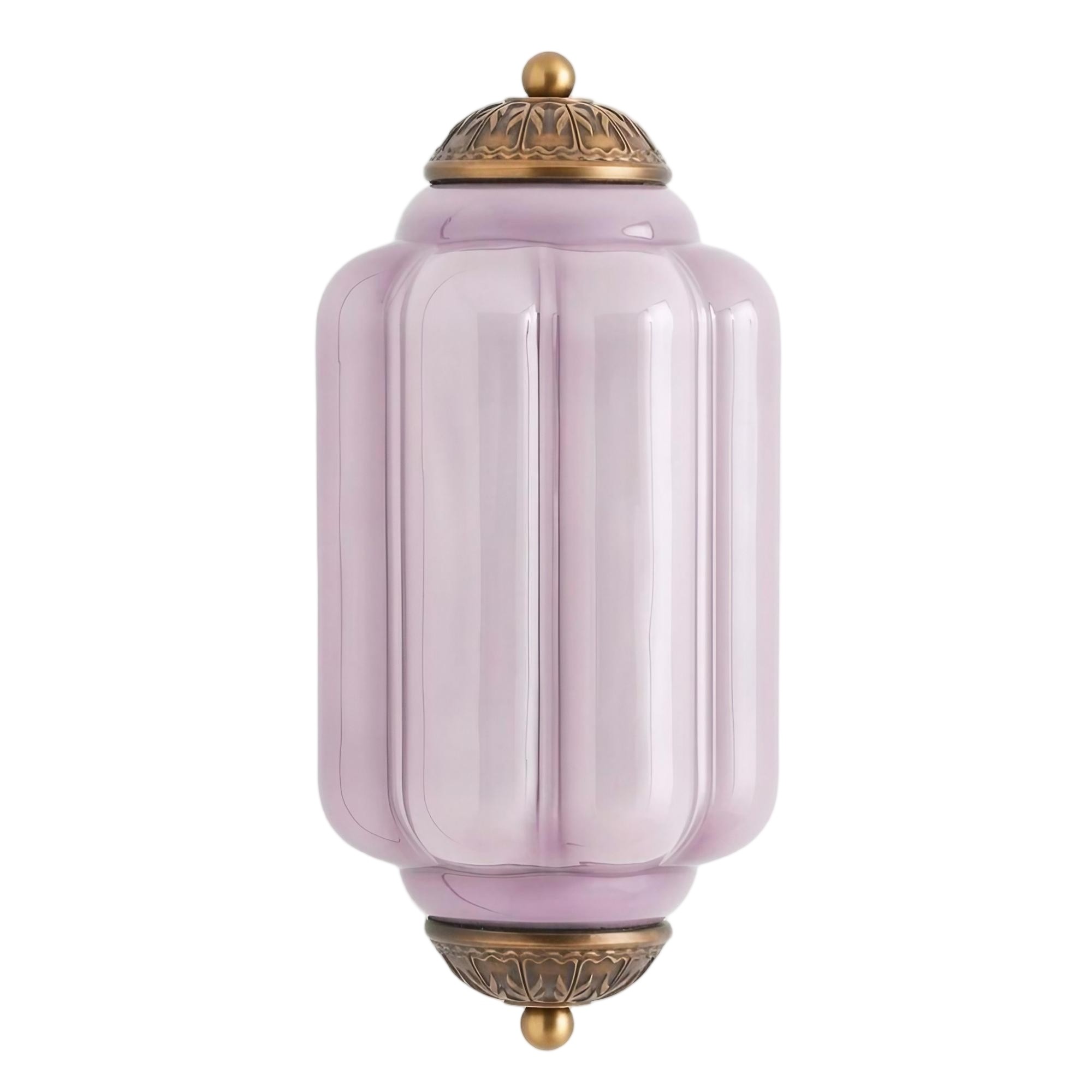 Vintage Eloise Glass Wall Light - Art Deco Style for a Chic Living Room G52