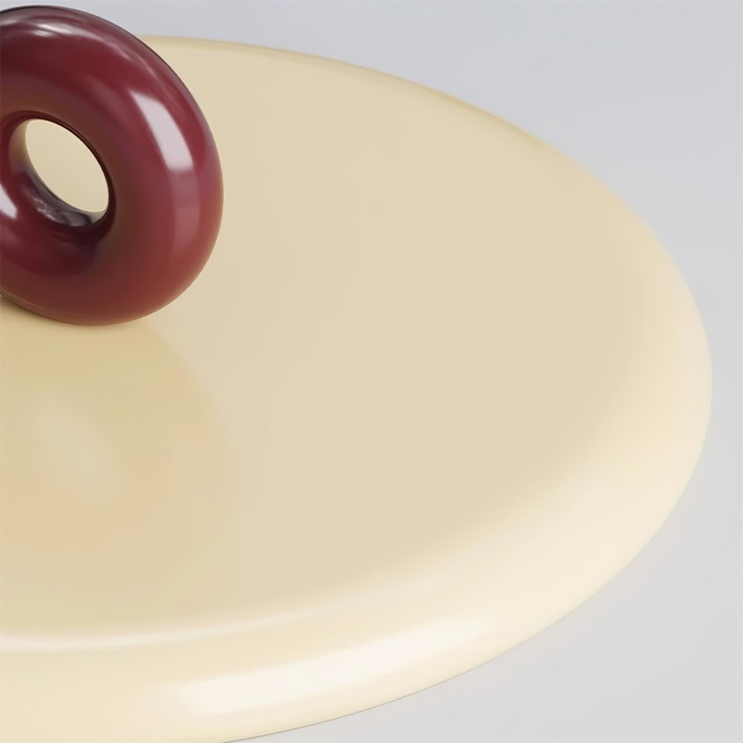 Cream Style Vertical Flying Saucer Pendant Lamp M167