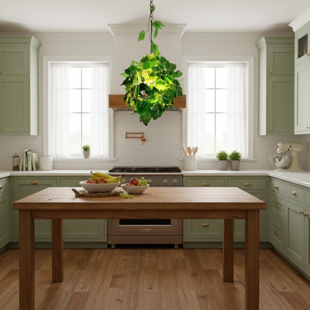Boltvein Natural-Inspired Pendant Lamp - Botanical-Industrial Fusion Design for Modern Interior Decor U24