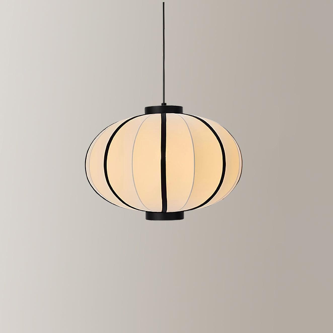 Minimalist Black and White Lantern Pendant Lamp M118
