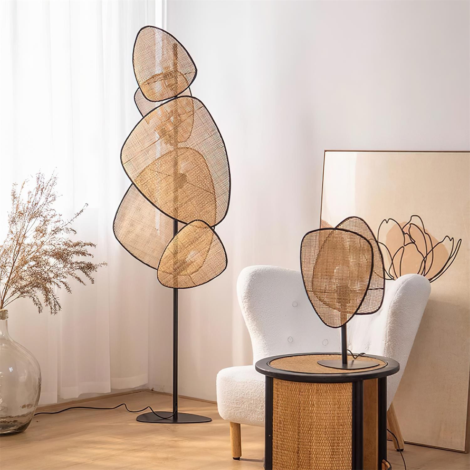 Creative Natural Rattan Floor Lamp M231