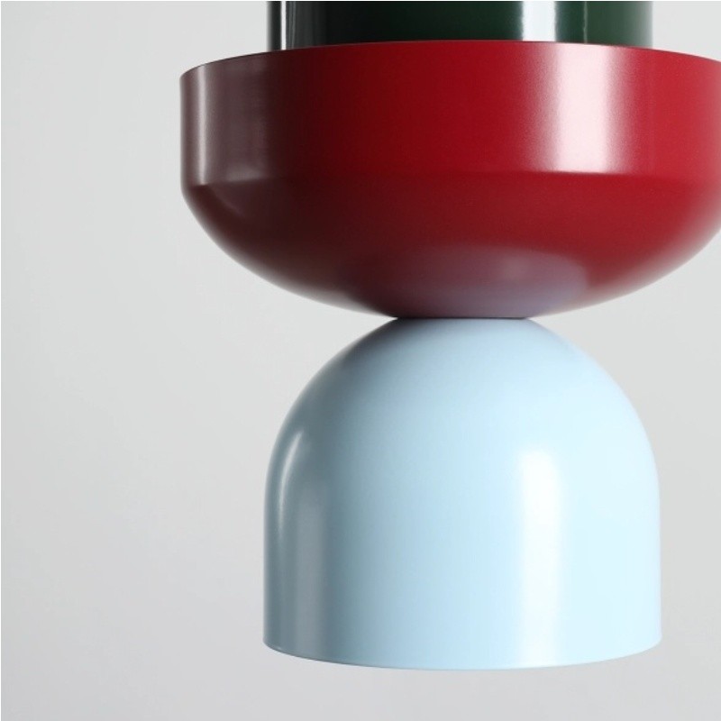 Contemporary Dual‑Shade Pendant Light for Dining or Kitchen S230