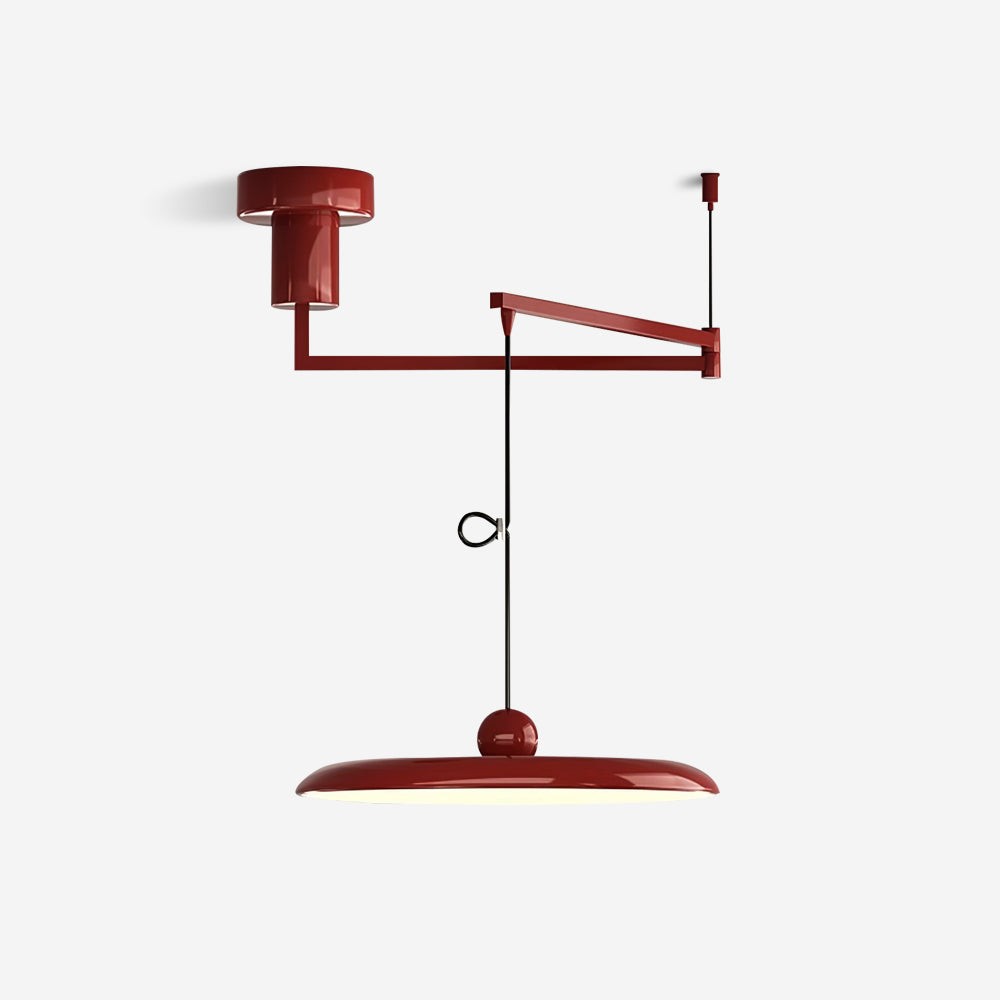 Simple Modern Adjustable Swing Arm Disc Pendant Lamp M11
