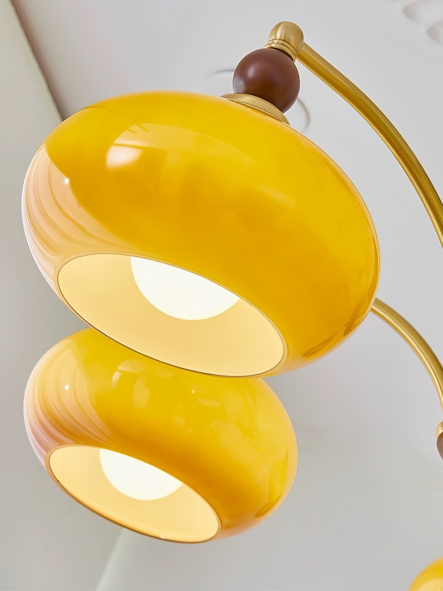 Vintage Multihead Persimmon Chandelier M325
