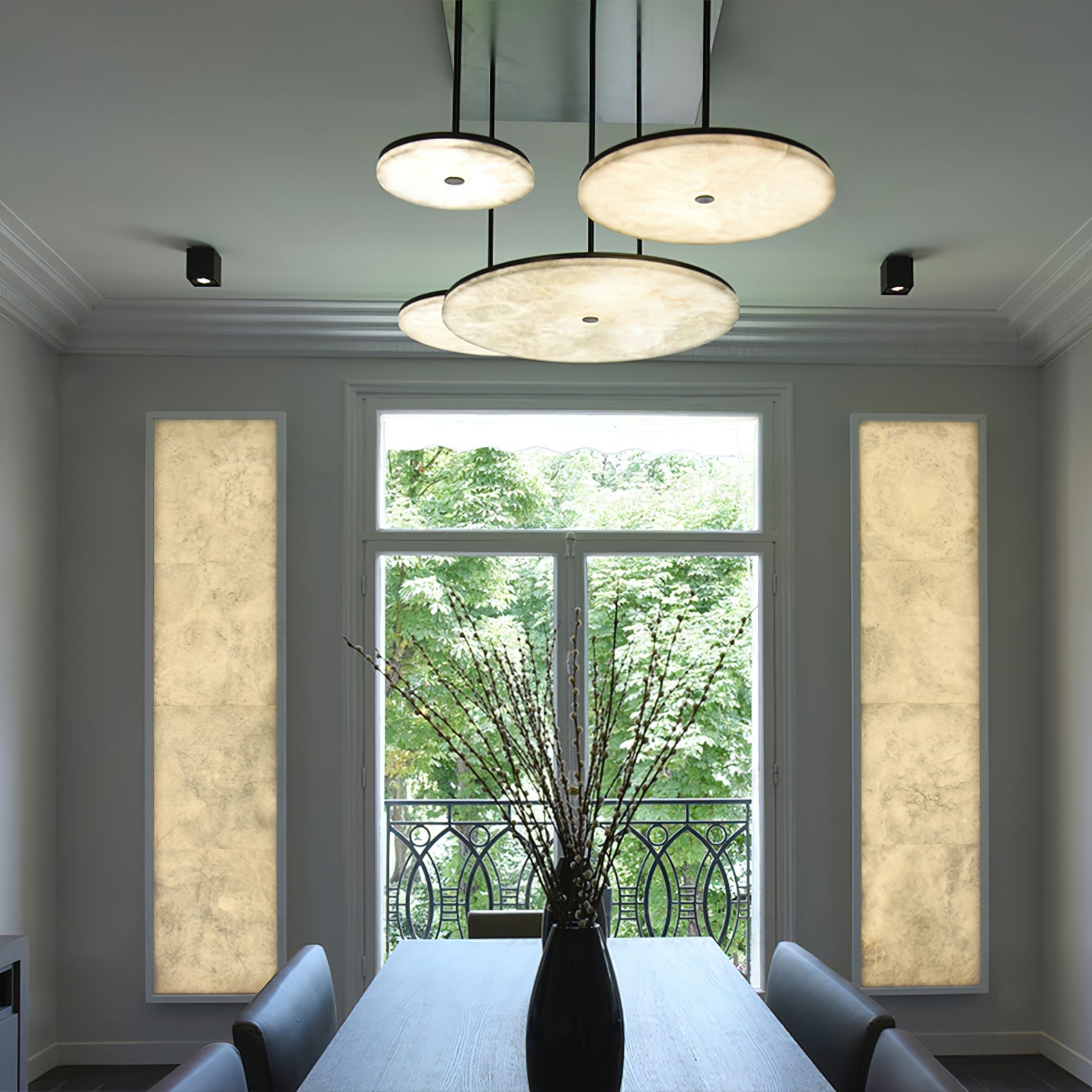 Wyatt Alabaster Pendant Light T1651