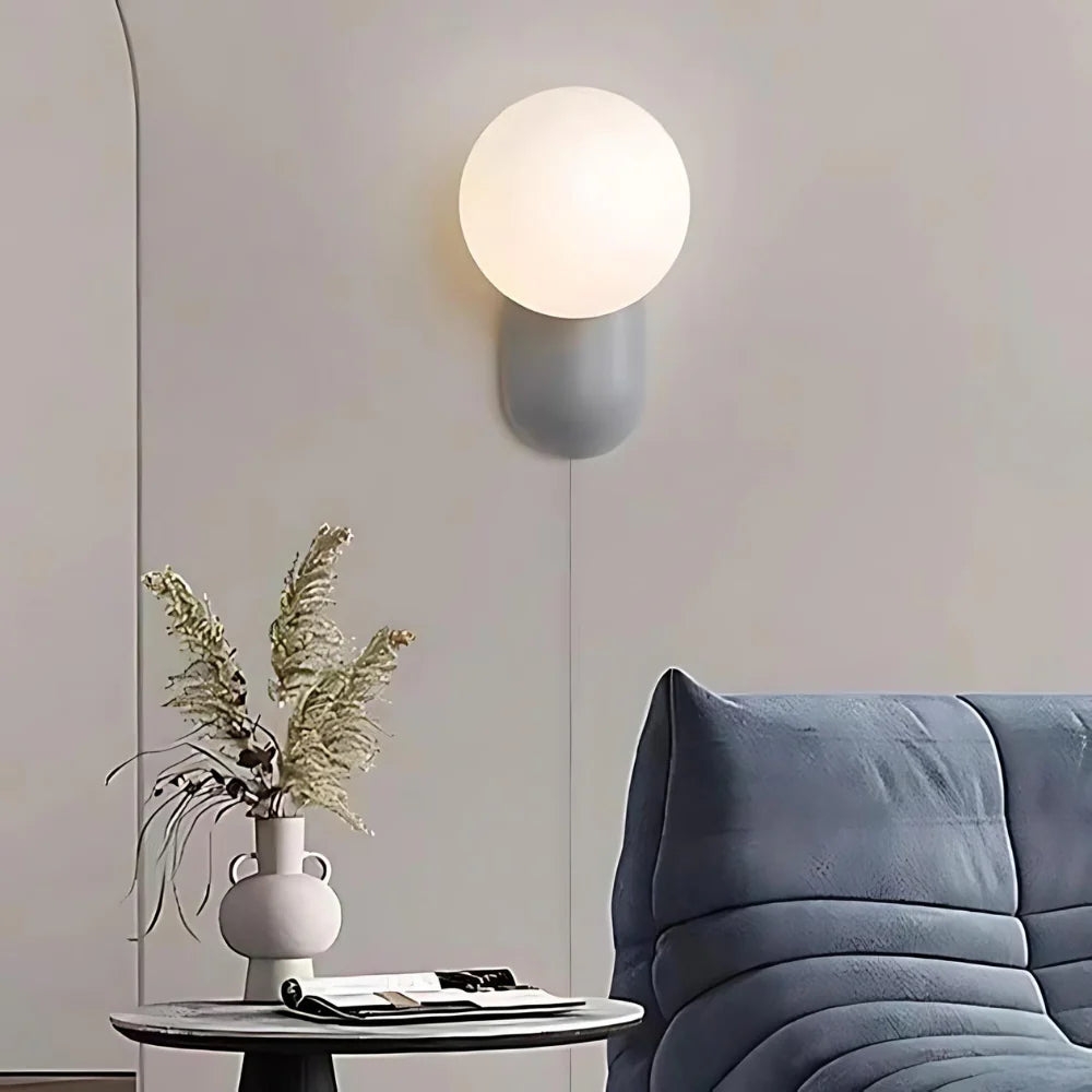 Luma Nordic Glass Orb Wall Light T2008