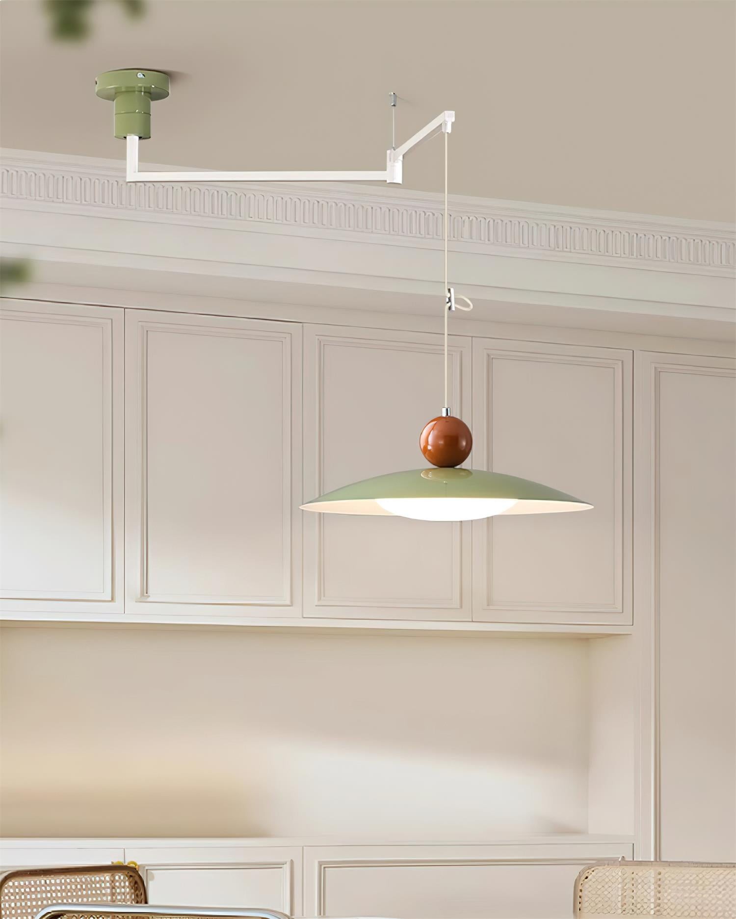 Nordic Flying Saucer Swing Arm Movable Pendant Light M111
