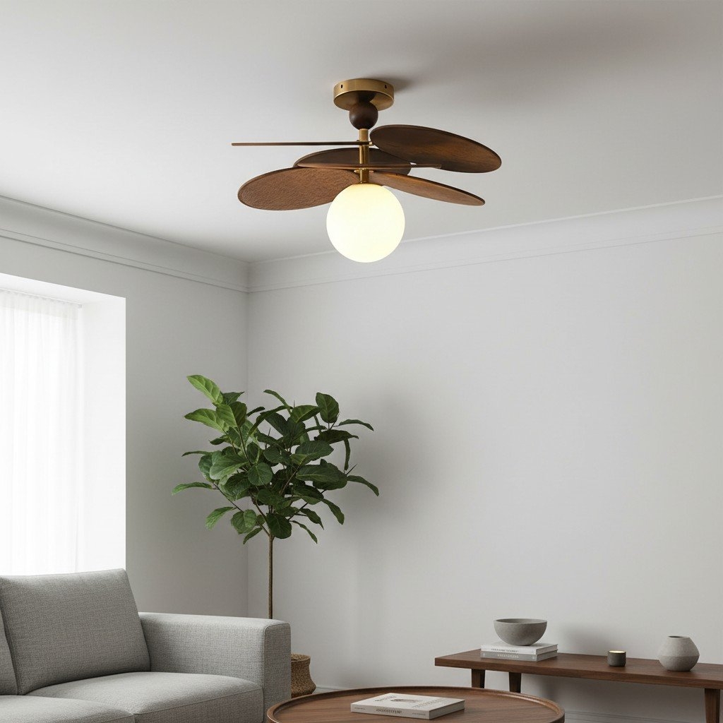 Orrise Overlapping Blade Design Ceiling Light - Contemporary Decorative Light for Interiors T519