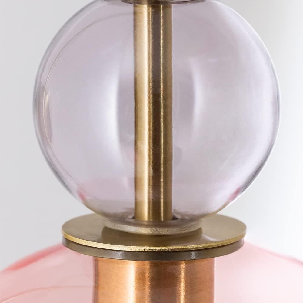 Contemporary Glass Lamp – Soft Glow for Modern Interiors S243