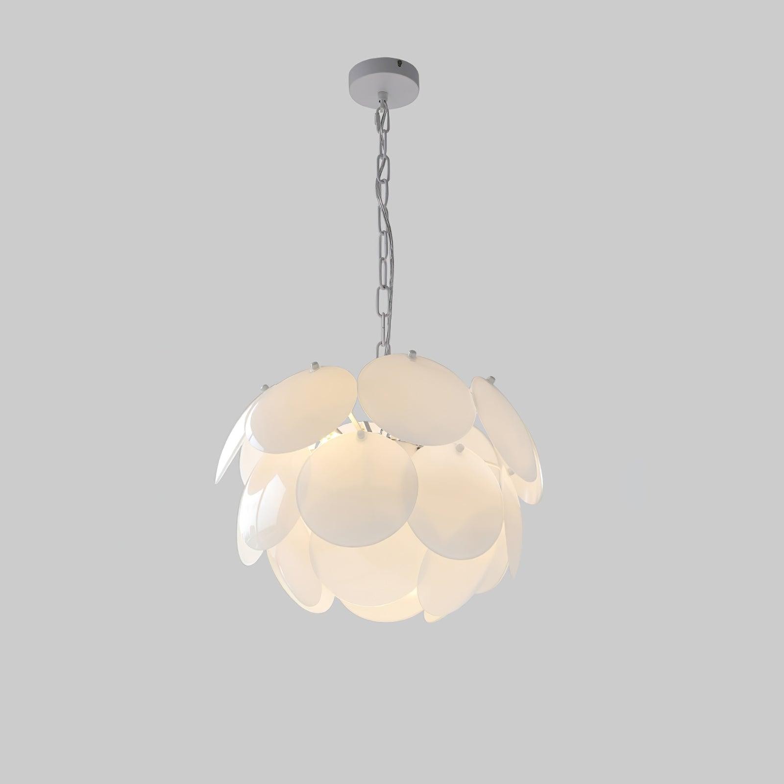 Luxury Fashion Luminous Petal Glass Chandelier M538