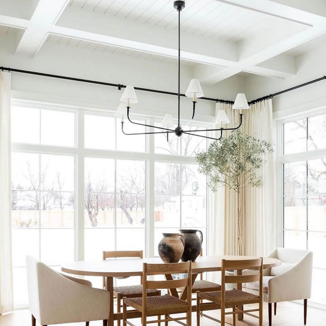 Piaf Geometric Metal Chandelier – Industrial Style for Dining Room T198