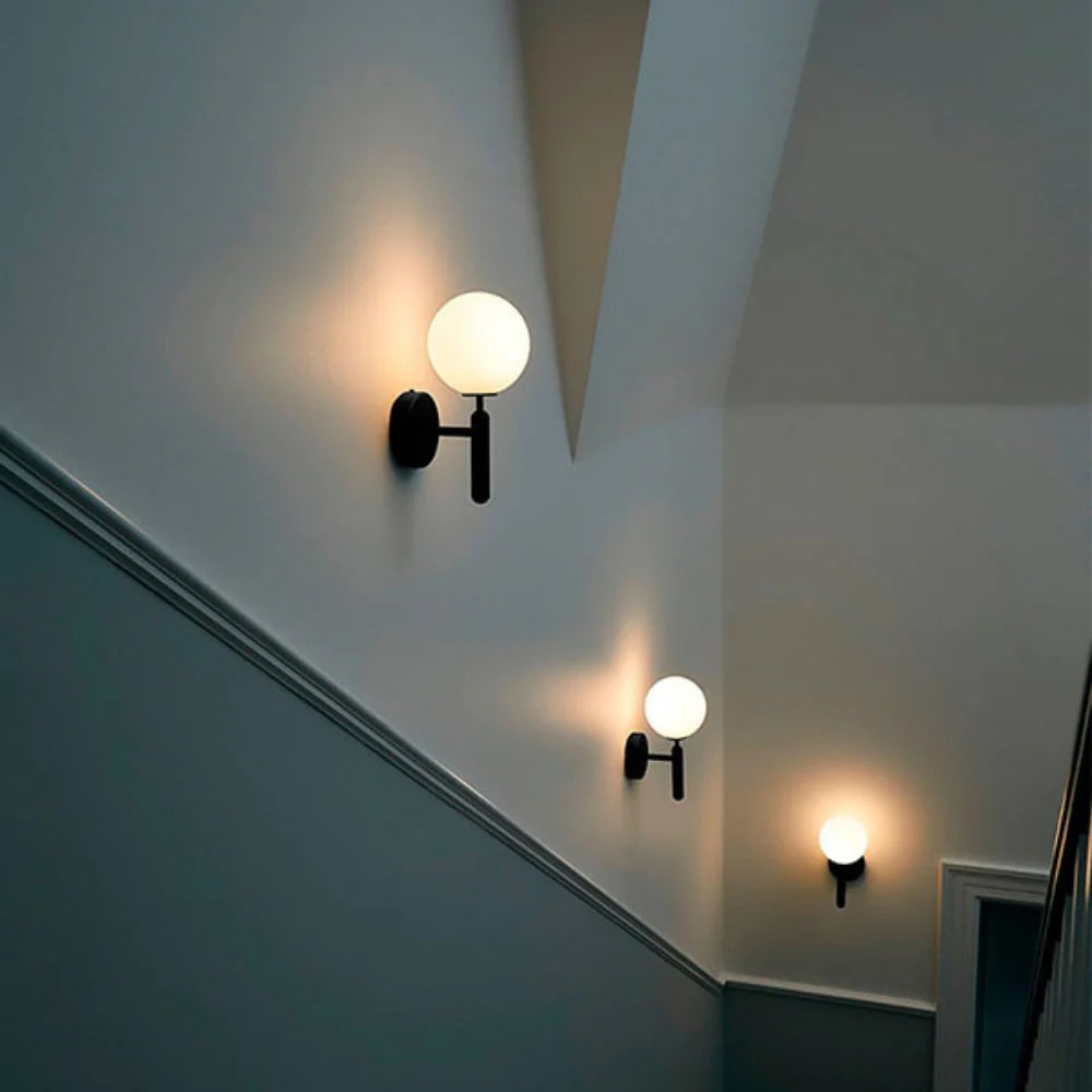 Milky Glow Modern Metal Wall Lamp T2015