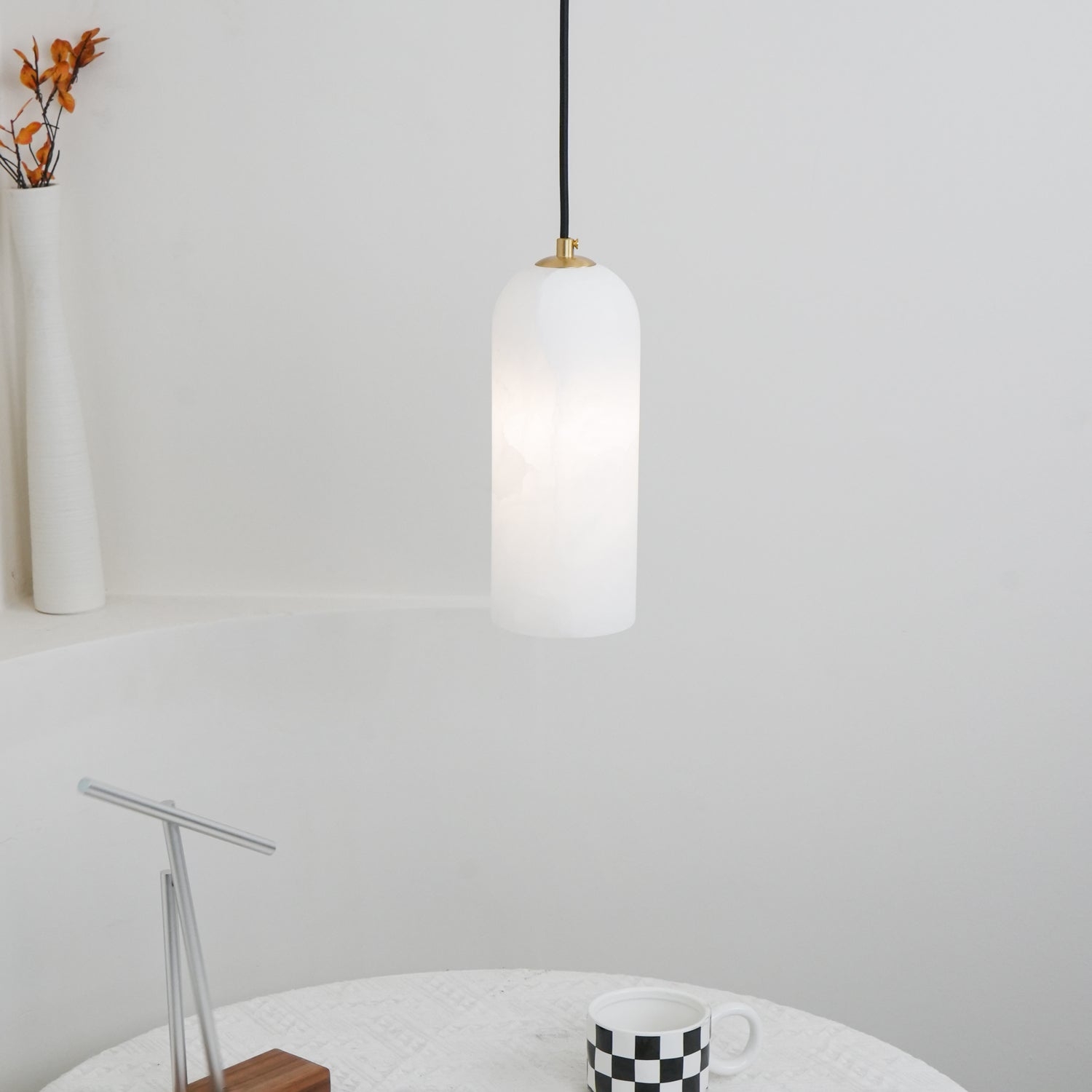Nordic Modern  Alabaster Monty Pendant Light T2112