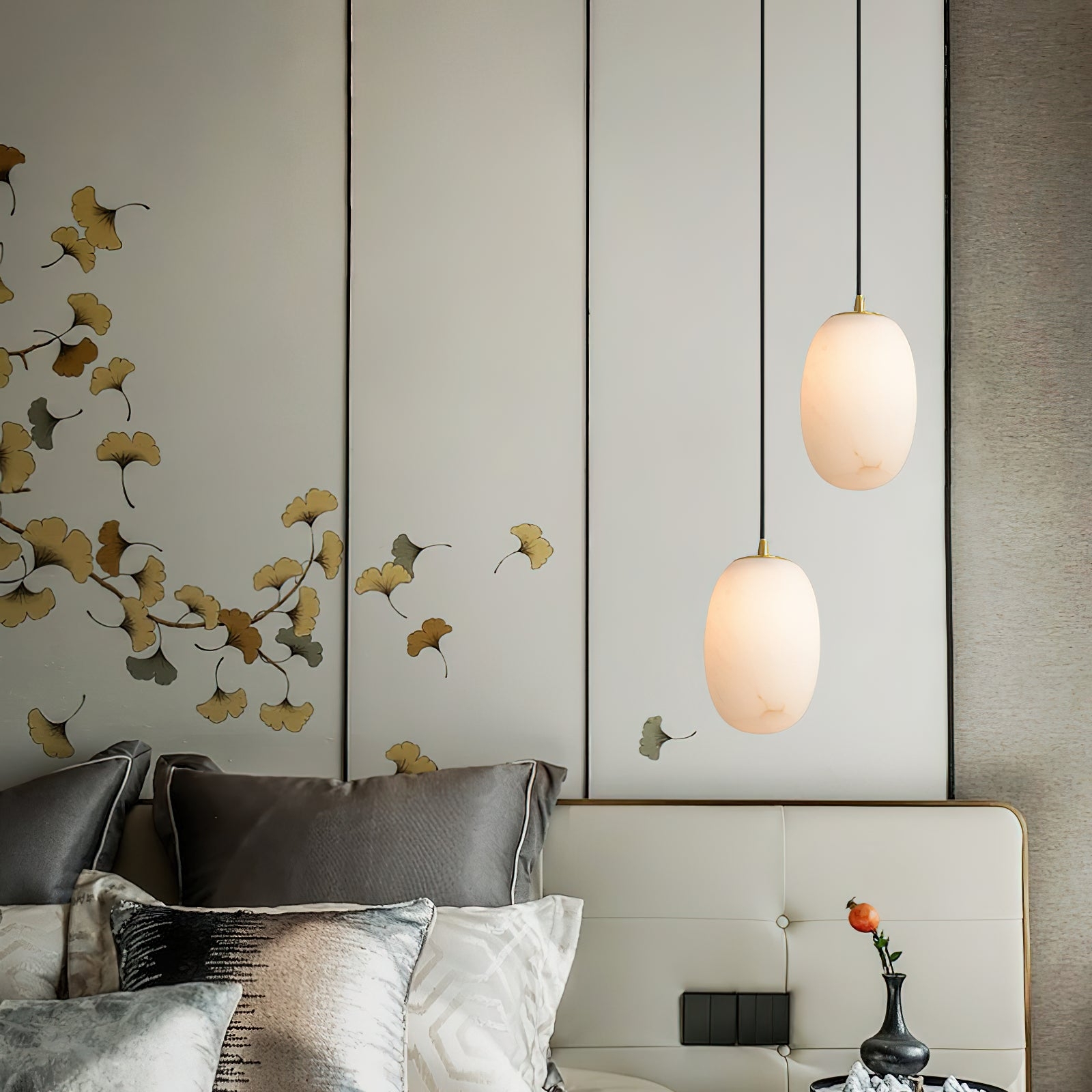 Alabaster Bedside Pendant Light T1647