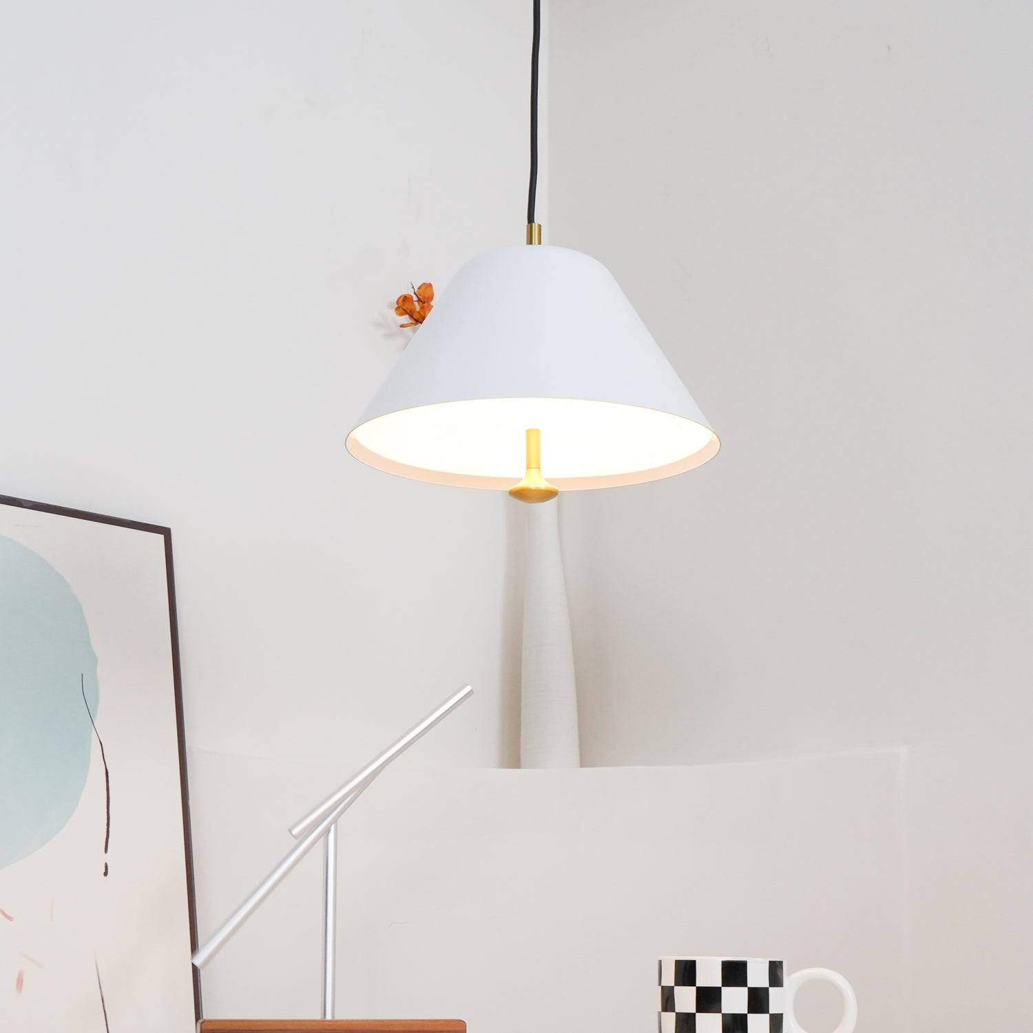 Metal Pear Pendant Lamp M144