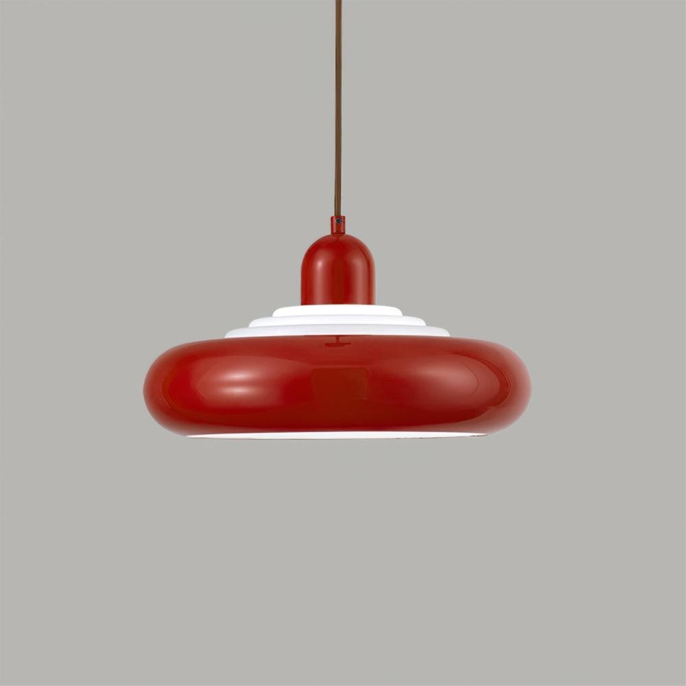 Multi-tiered Round Tower Cream Color Pendant Lamp M385