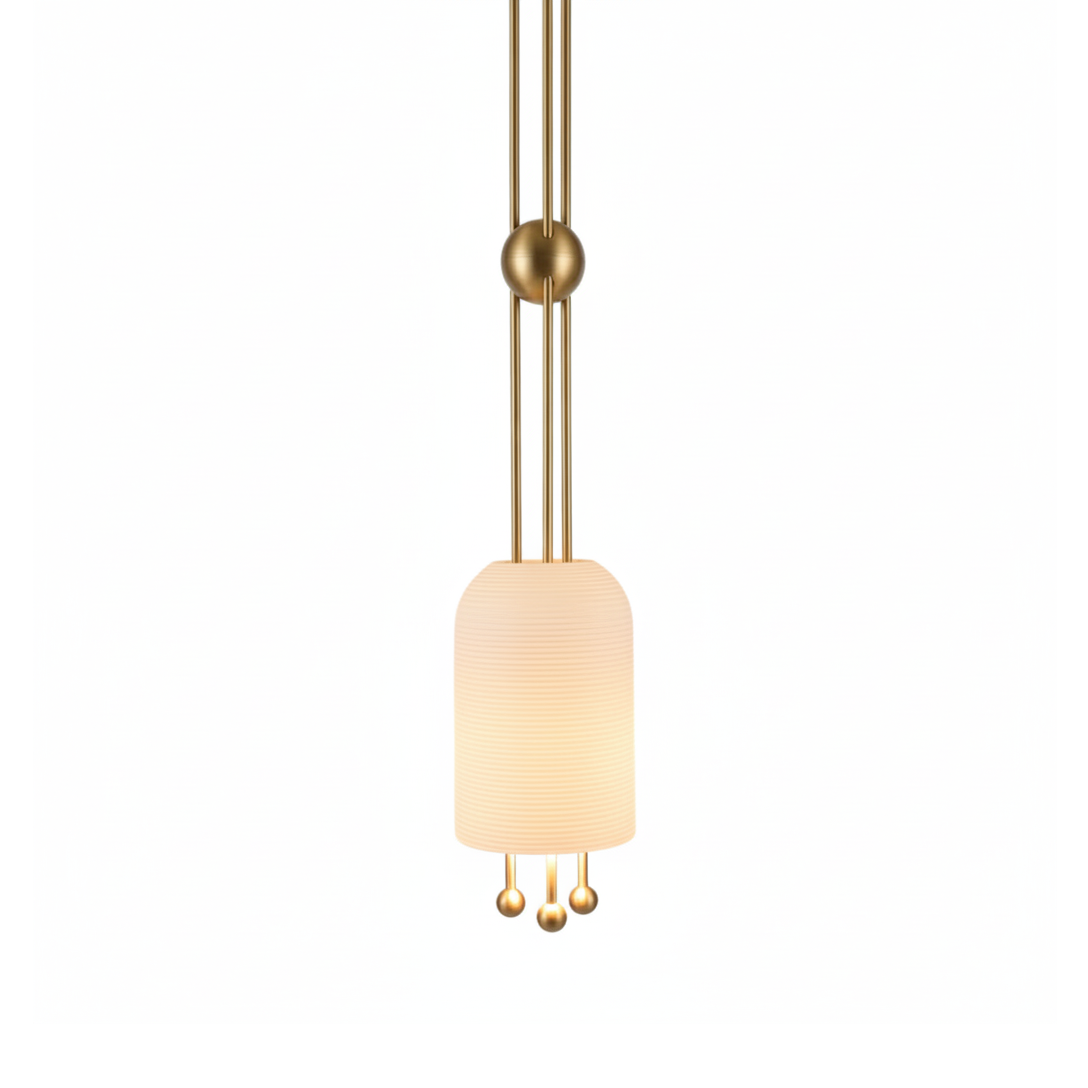 Lantern Glass Pendant Lamp T1703