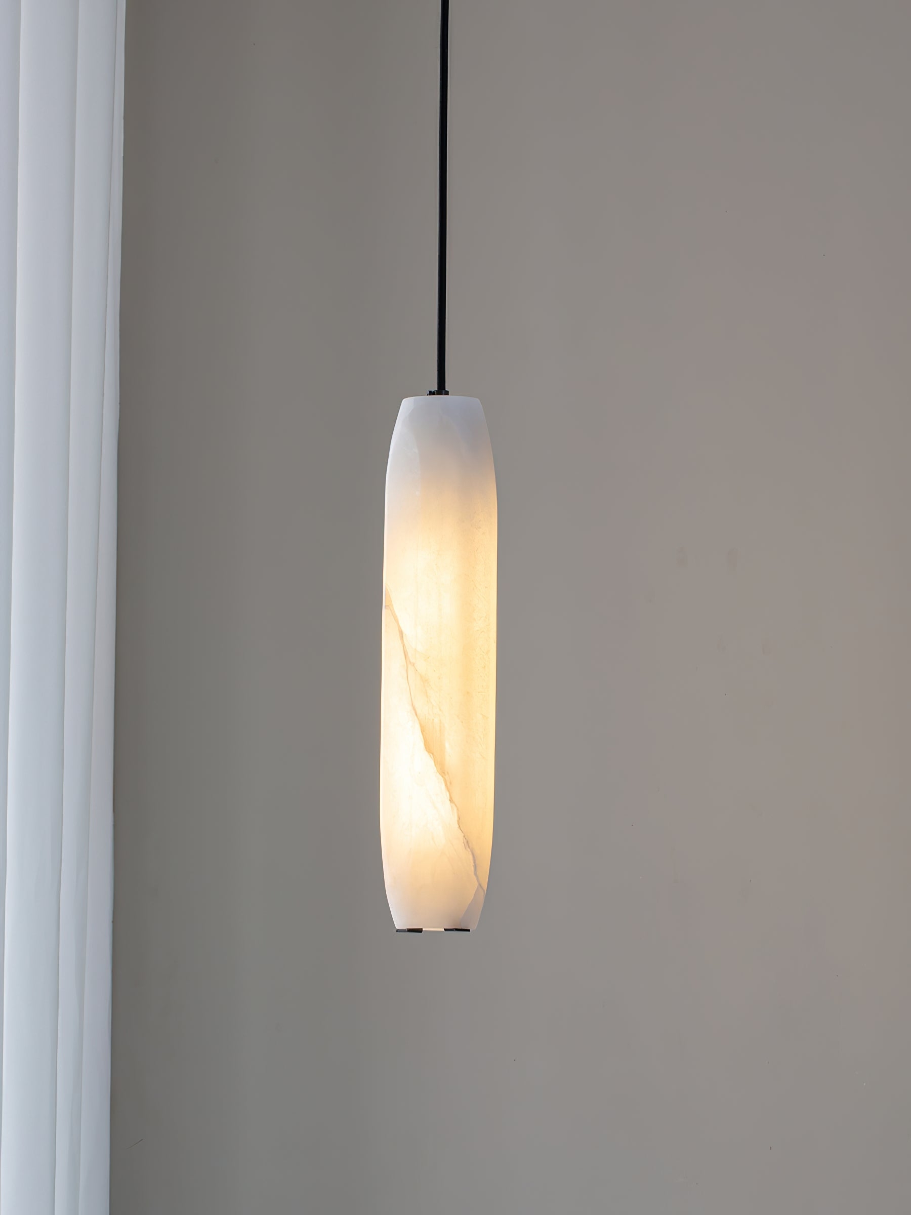 Alabaster Flute Pendant Light T1660