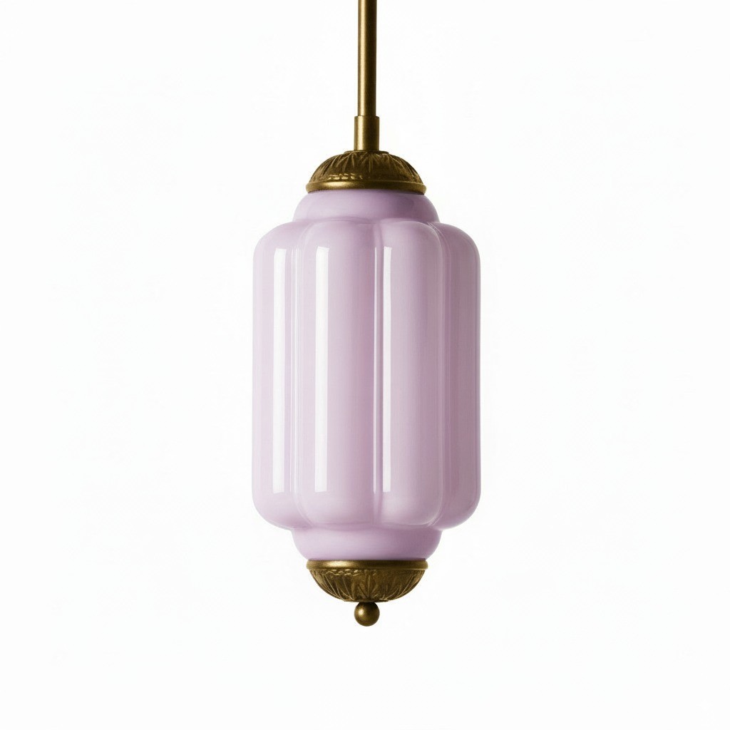 Eloise Vintage Glass Pendant Light - Elegant Pendant Lamp for Living Room G23