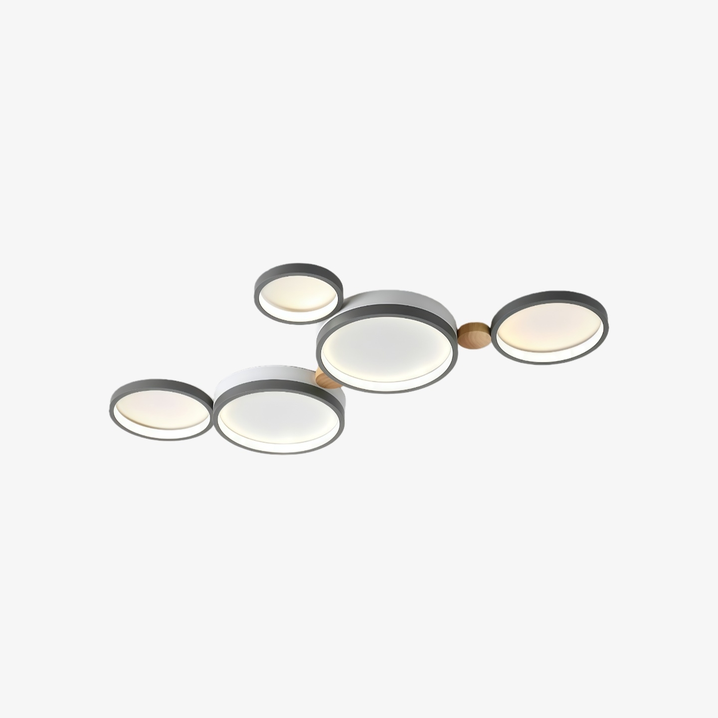 Modern LED Ceiling Lamp - Multi-Branch Design in Nordic Style for Living Room S381