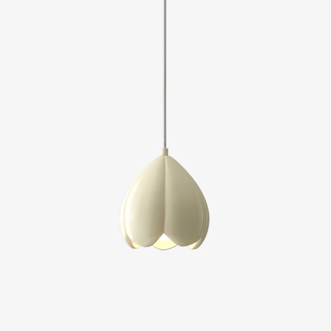 Cream Color Resin Pod Pendant Lamp M369
