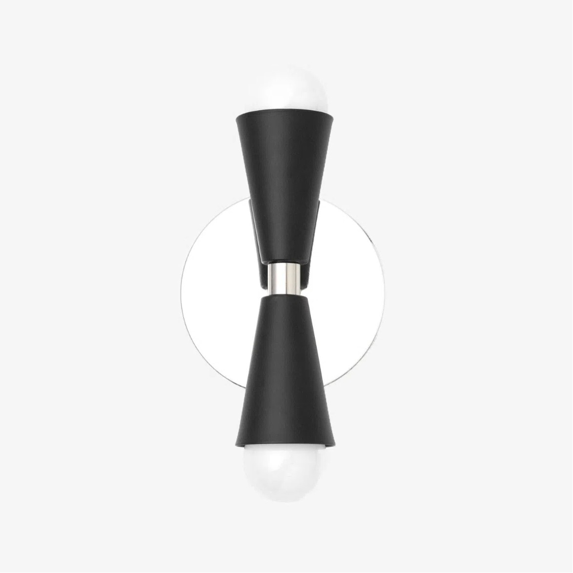 Pyralis  Cone Shade  Double Wall Light - Contemporary Living Room Glow T334