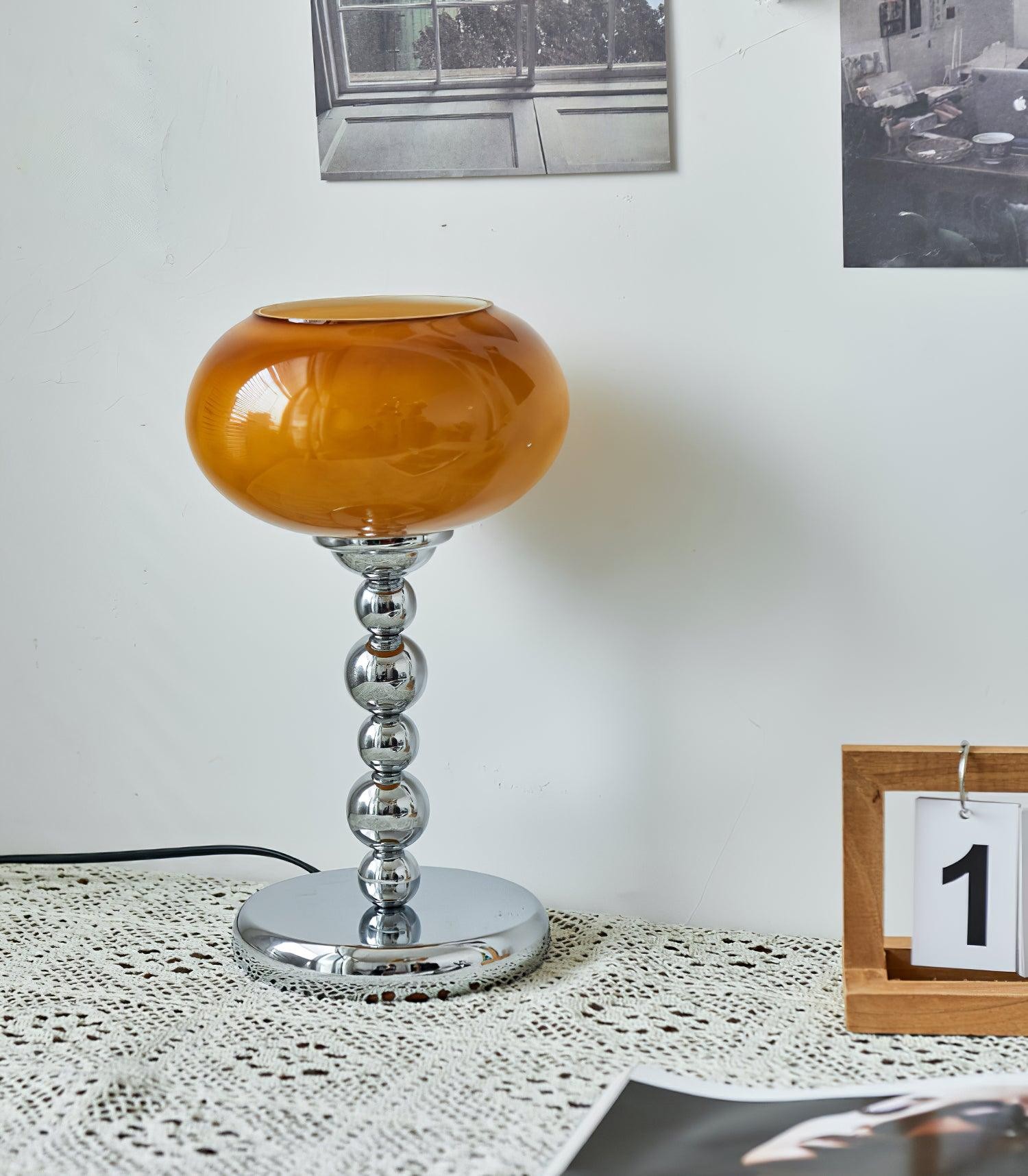 Oval Persimmon Table Light M339