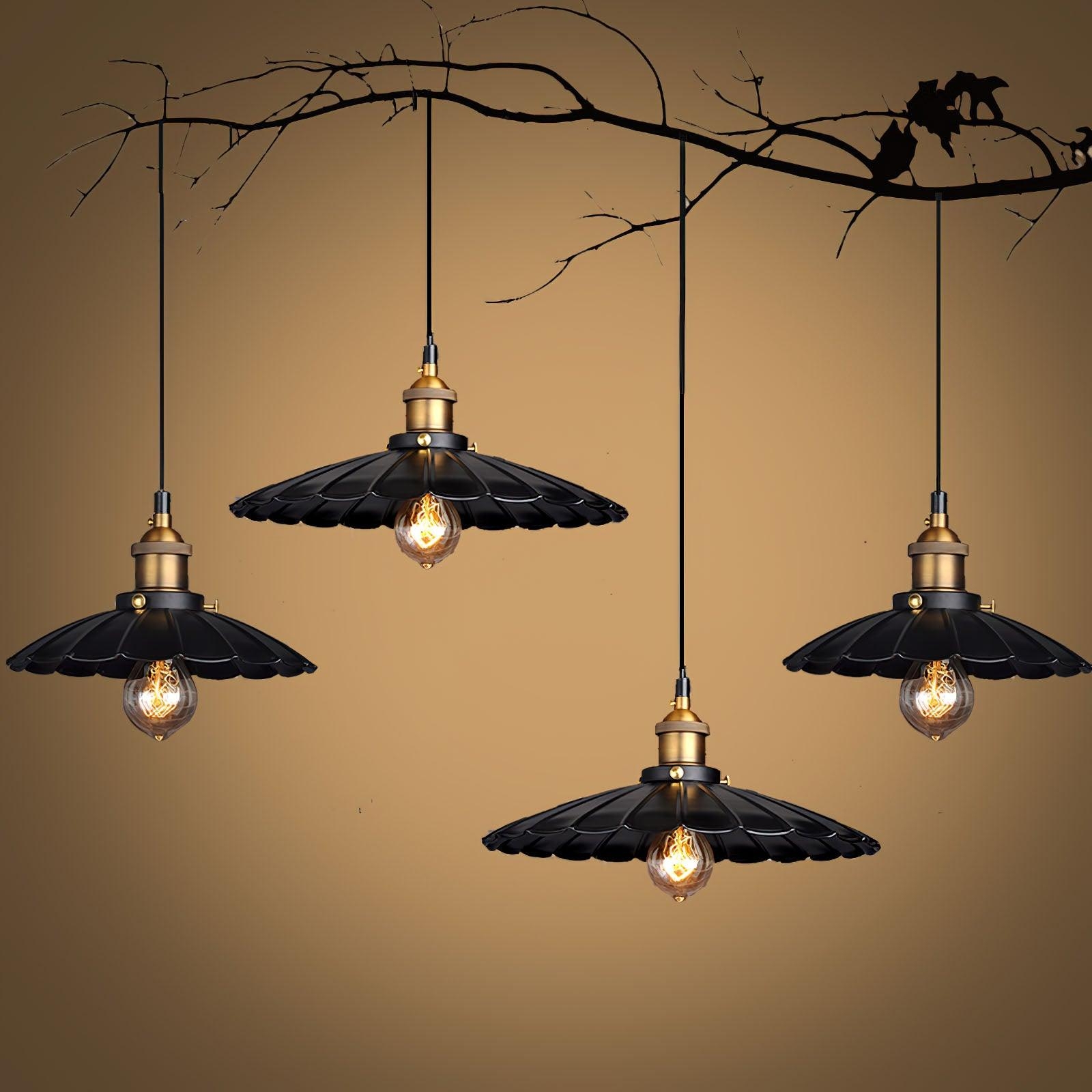Black Skirt Pendant Light T1583