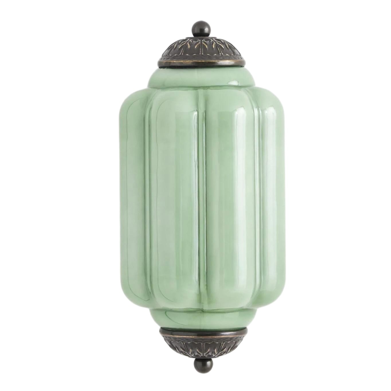 Vintage Eloise Glass Wall Light - Art Deco Style for a Chic Living Room G52
