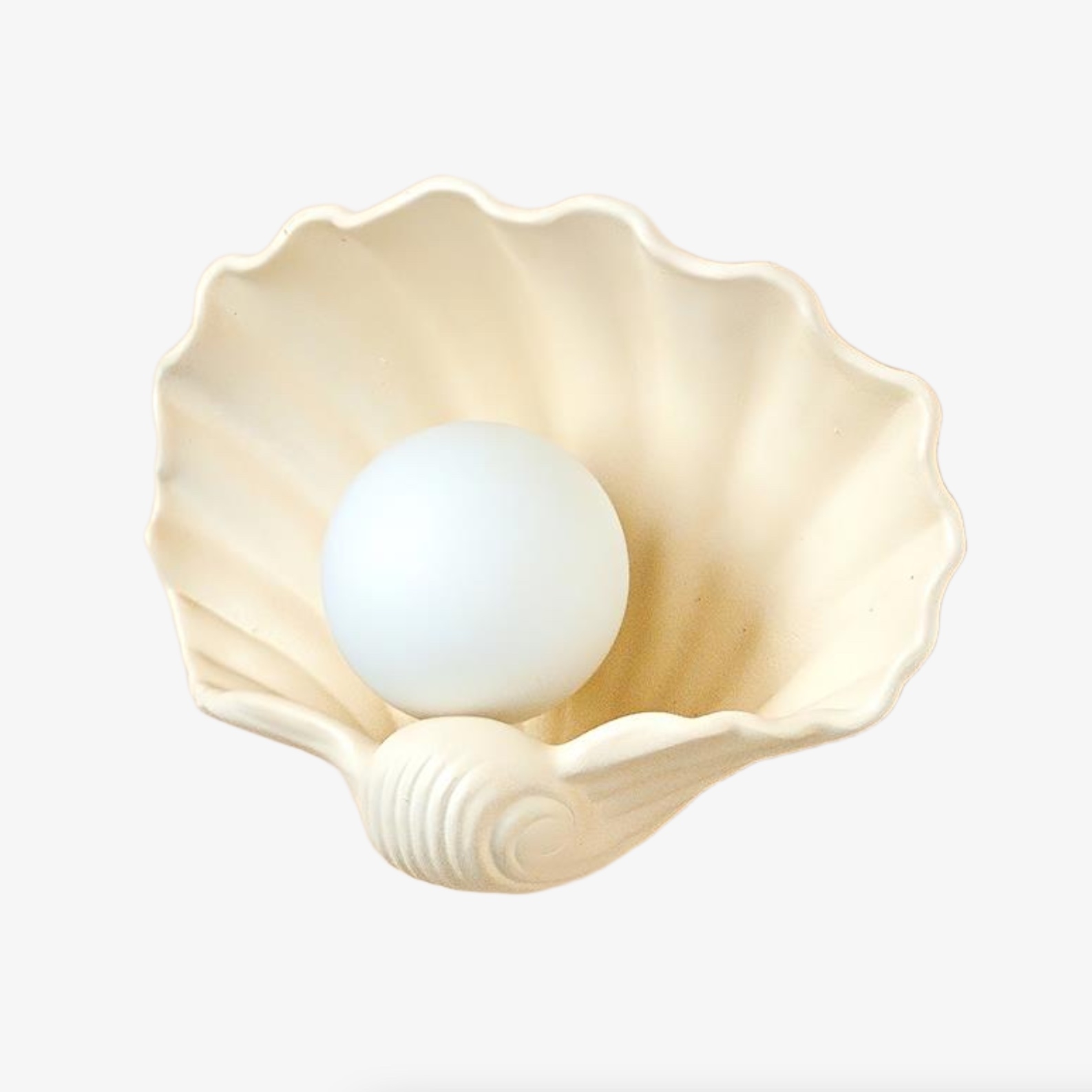 Nautris Fluted Shell Shape Art Deco Wall Lamp - Home Ambient Light T1129