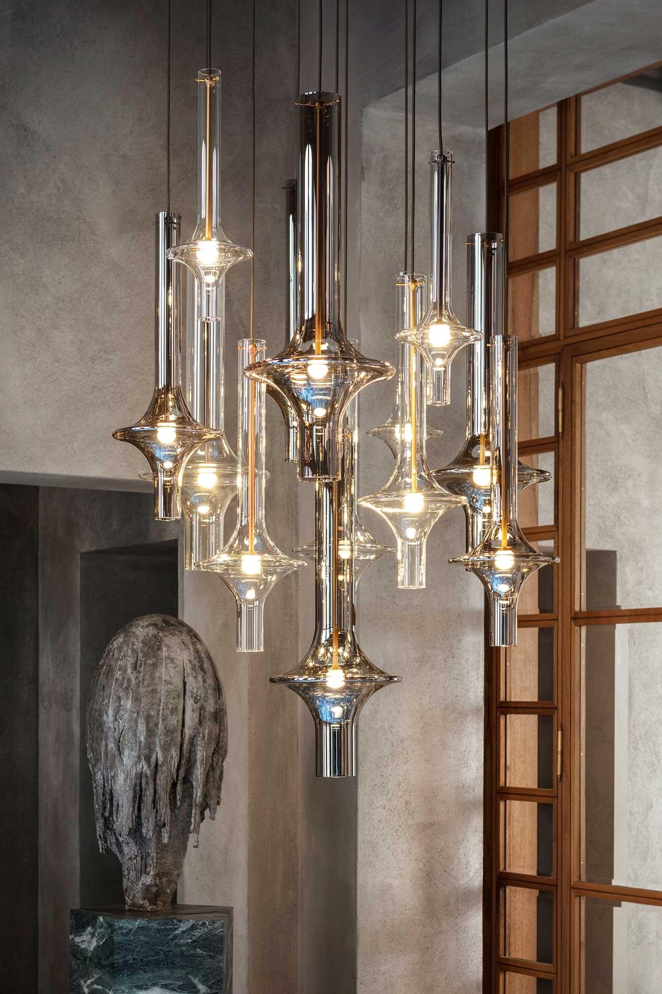Modern Creative Glass Tube Pendant Lamp M02