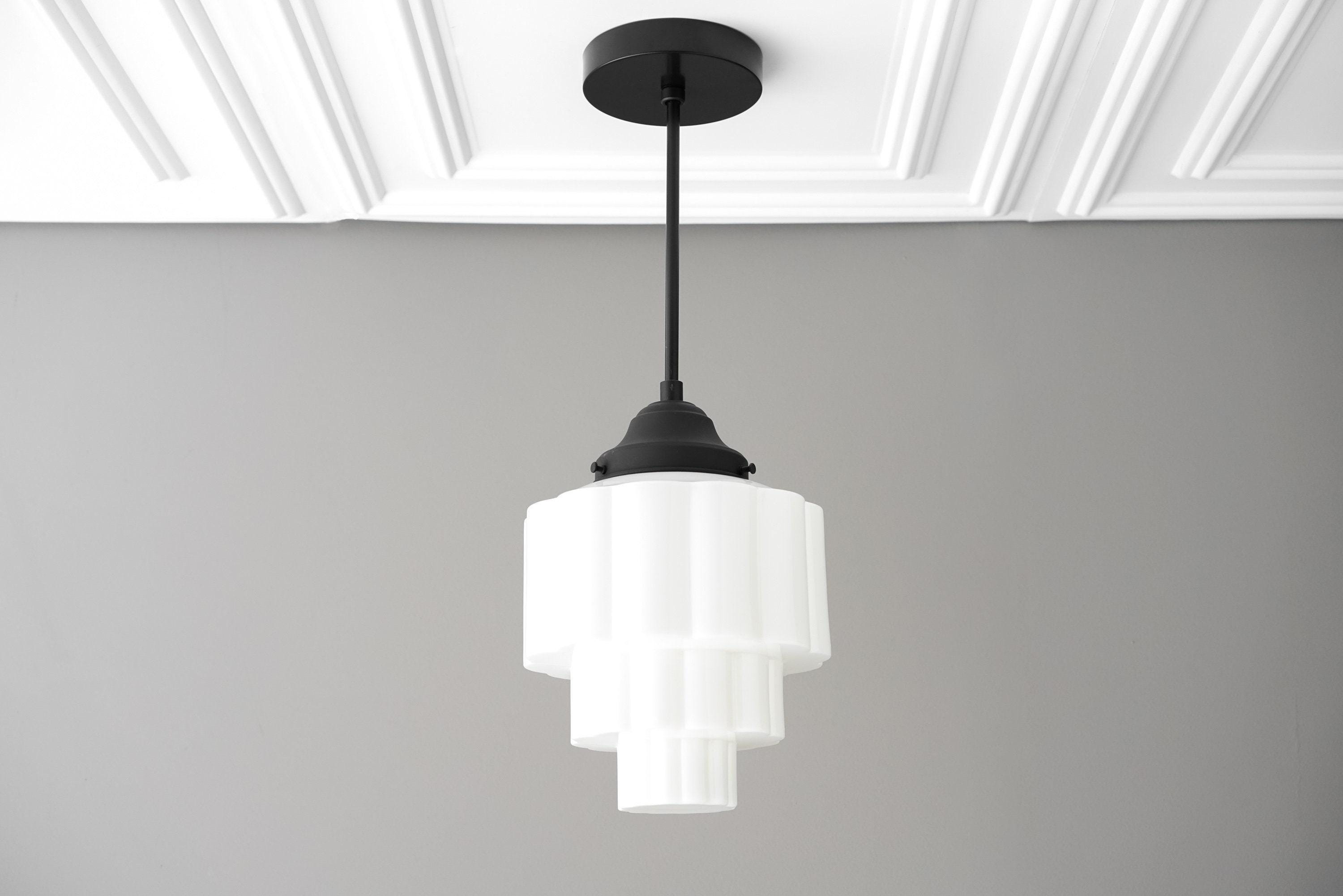 Geotower Glass Pendant Light - Elegant Home Lighting T344