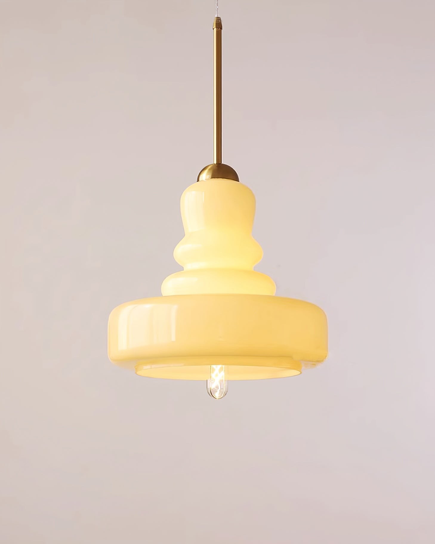 Mid Century Modern Gourd Glass Pendant Light M113