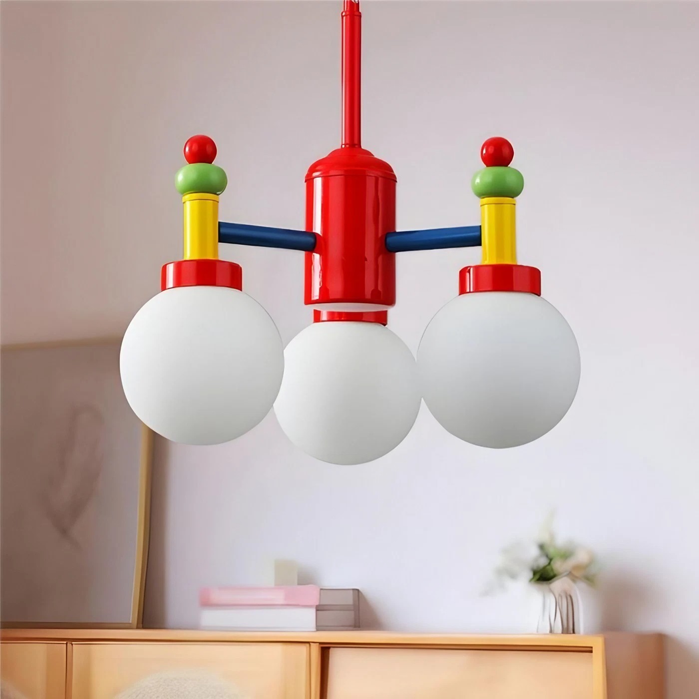 Art Decor Macaron Chandeliers For Children's Room S49
