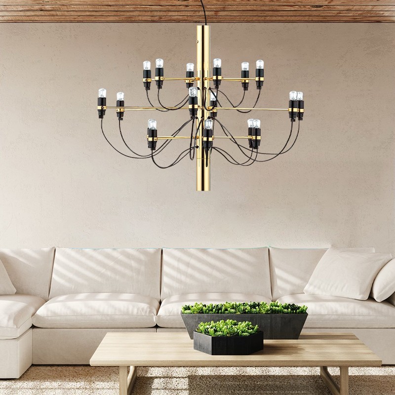 Tendrila Multi-Light Chandelier - Industrial Style Pendant Light for Dining Room