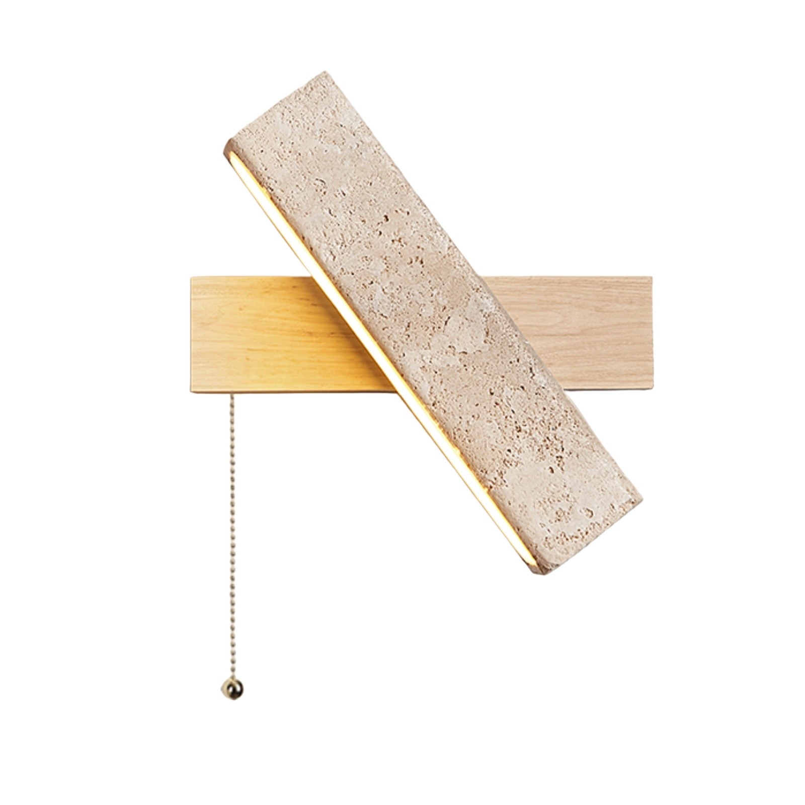 Rotating Travertine Wall Sconce - Modern French Bedroom Light S306