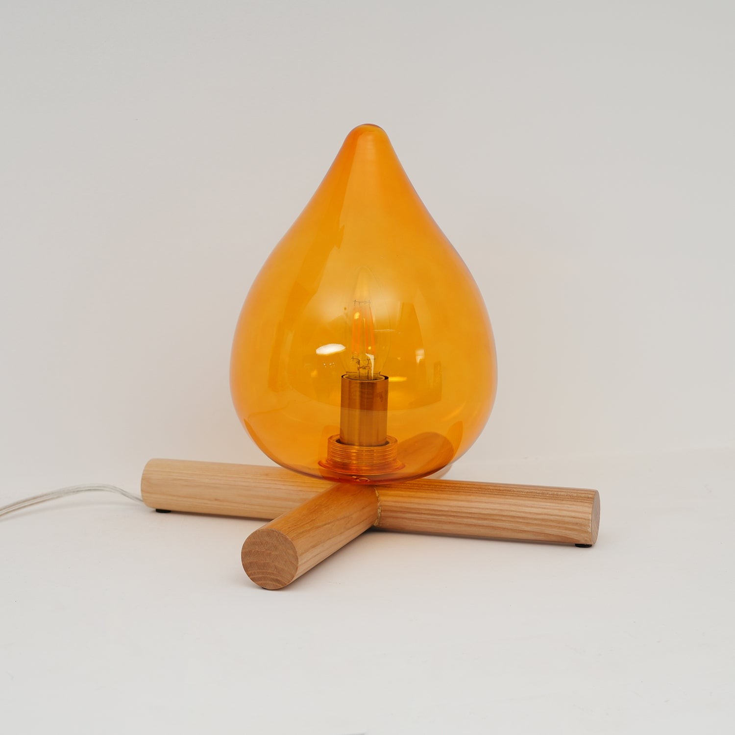 Funny Fire Shape Small Flame Table Lamp M55